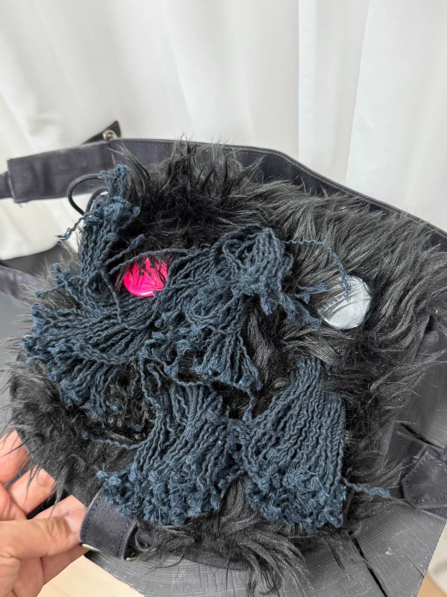 Christopher Nemeth nemeth Furry Waist Bag K20 Size ONE SIZE - 3 Thumbnail