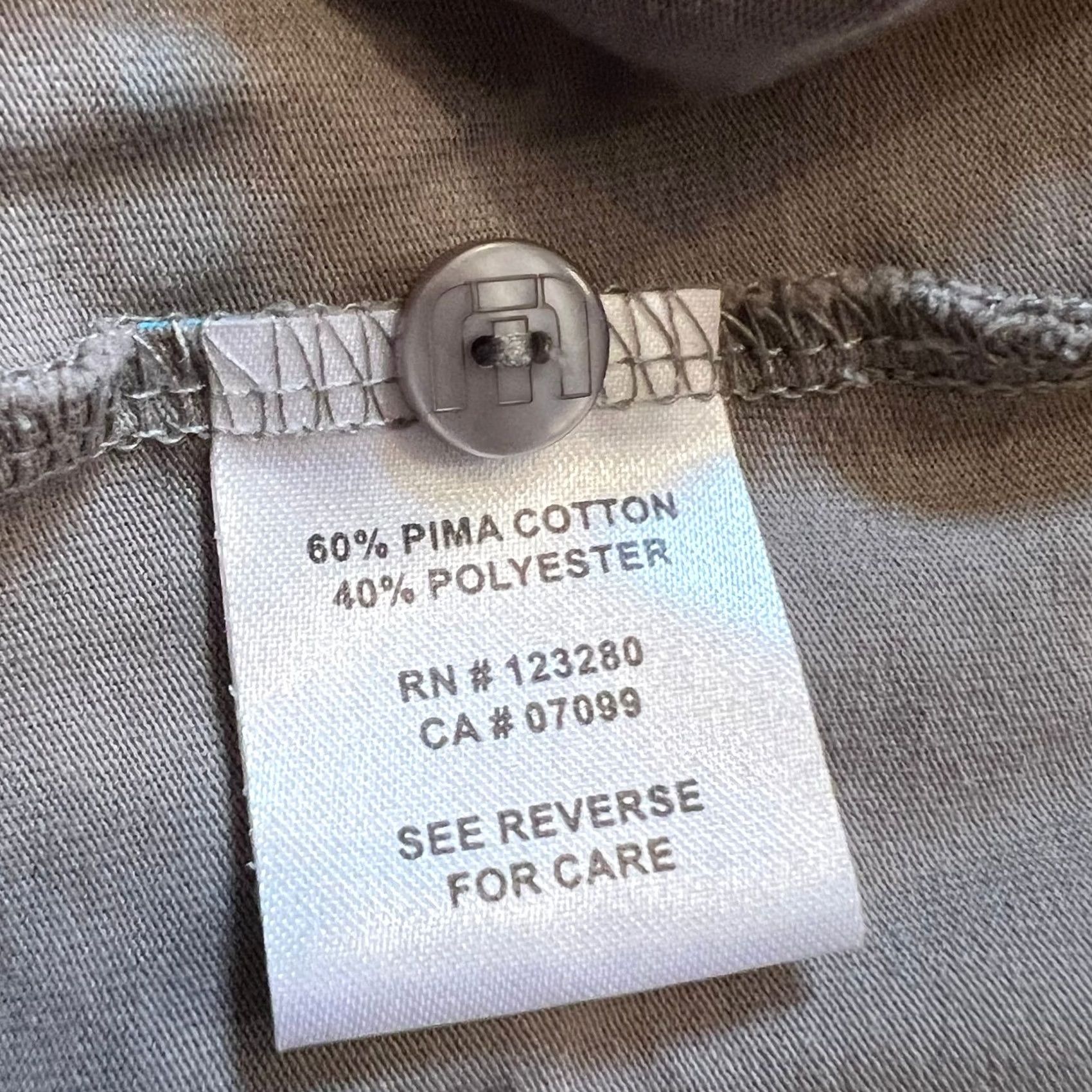 TravisMathew Travis Mathew Polo Shirt Mens Small Gray Striped Pima Cotton Blend Golf Shirt S Mens Gray Polo Size US S / EU 44-46 / 1 - 8 Thumbnail