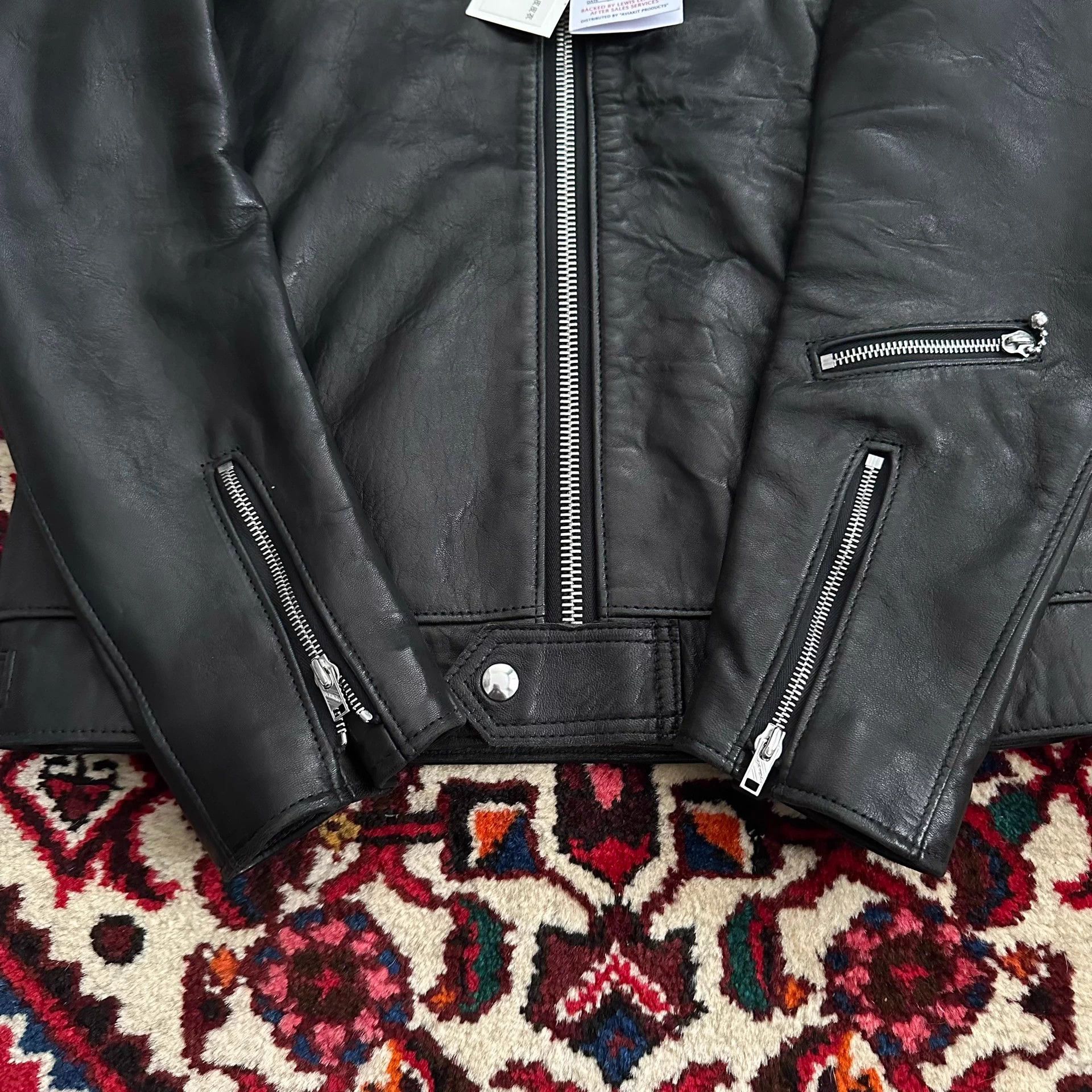 Lewis Leathers Lewis Leathers 551T Sheepskin Straight-38 New Leather Jacket Size US M / EU 48-50 / 2 - 5 Thumbnail