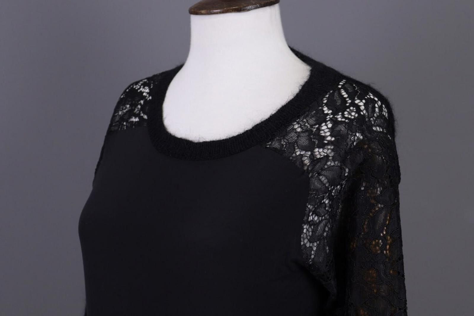 Allsaints AllSaints Black Silk Knit Dress Size UK 6 / US 2 / EU 34 Size XS / US 0-2 / IT 36-38 - 6 Thumbnail