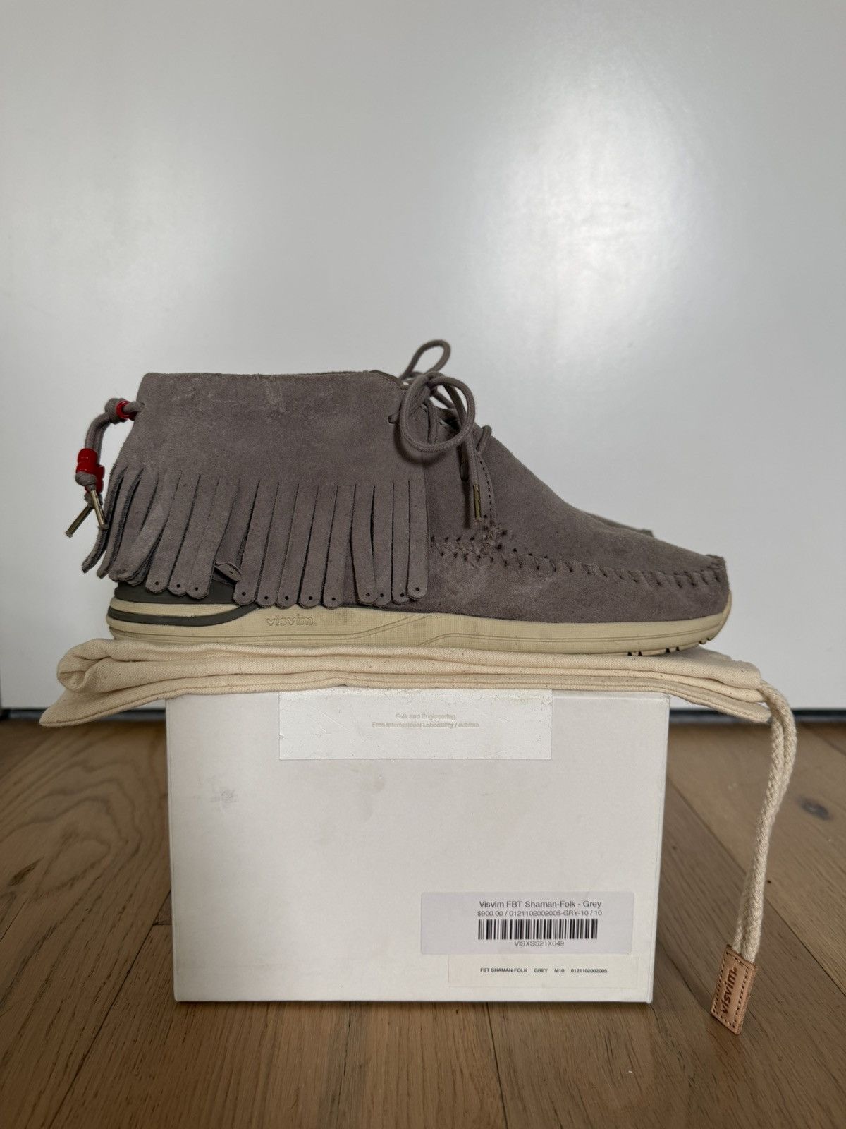 Visvim FBT Shaman-Folk - Grey - 10