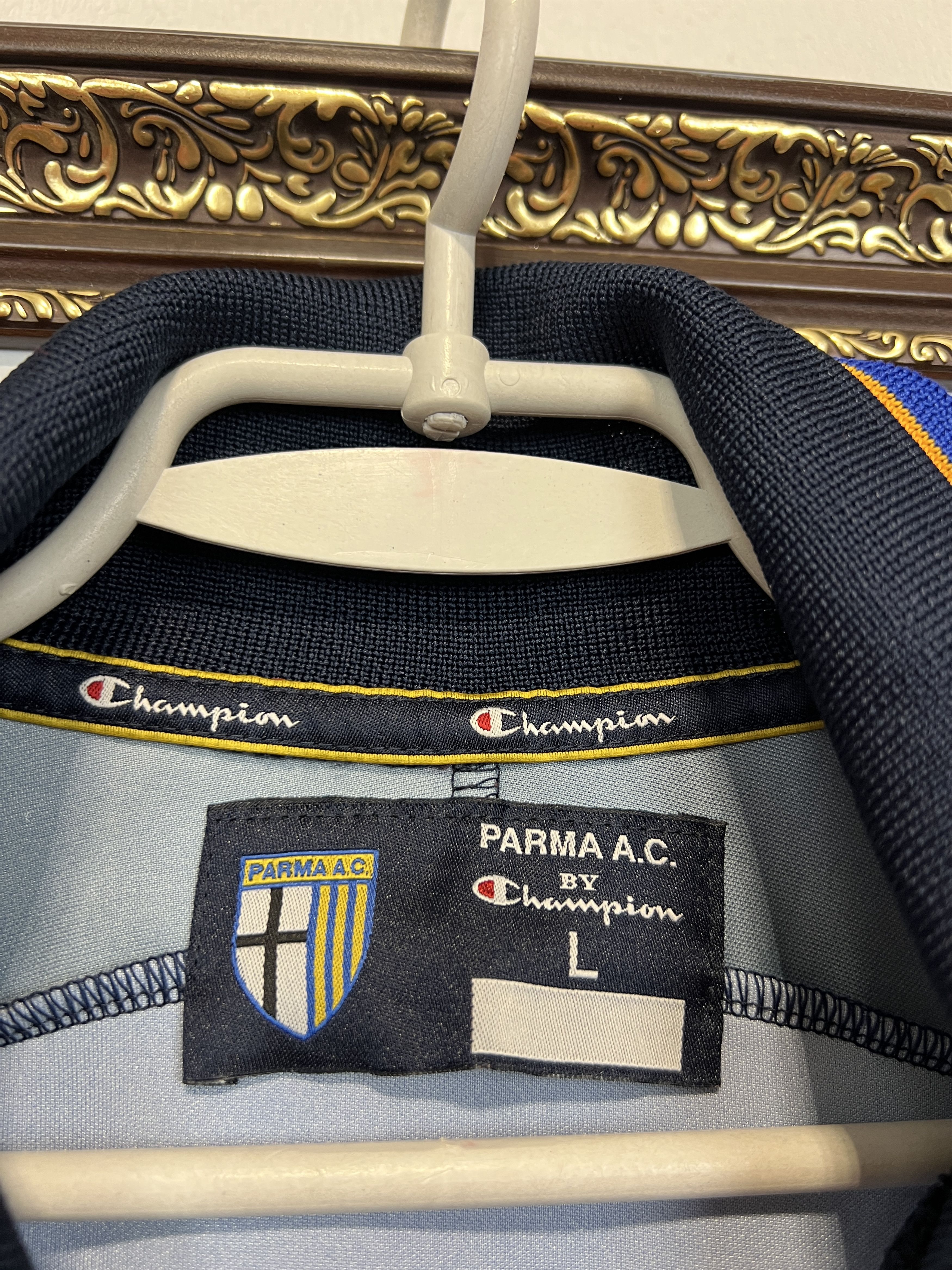 Champion Vintage Parma Football Train Shirt Soccer Maglia Jersey Size US L / EU 52-54 / 3 - 6 Thumbnail