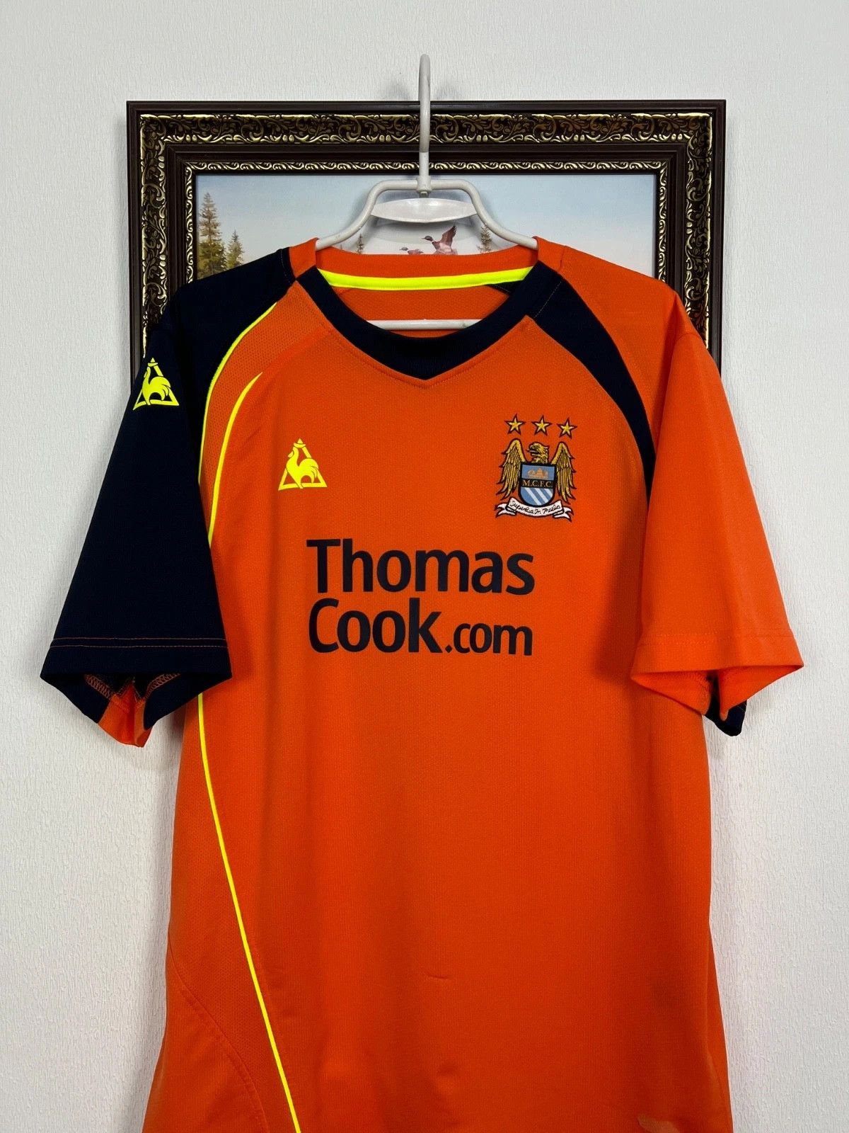 Vintage Manchester City football shirt Soccer #8 Wright Phillips Size US L / EU 52-54 / 3 - 4 Thumbnail