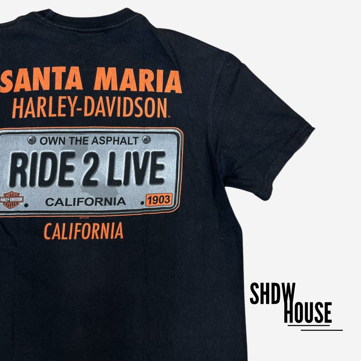 Harley Davidson Harley Davidson Santa Maria Tee in Black Size US L / EU 52-54 / 3 - 3 Thumbnail