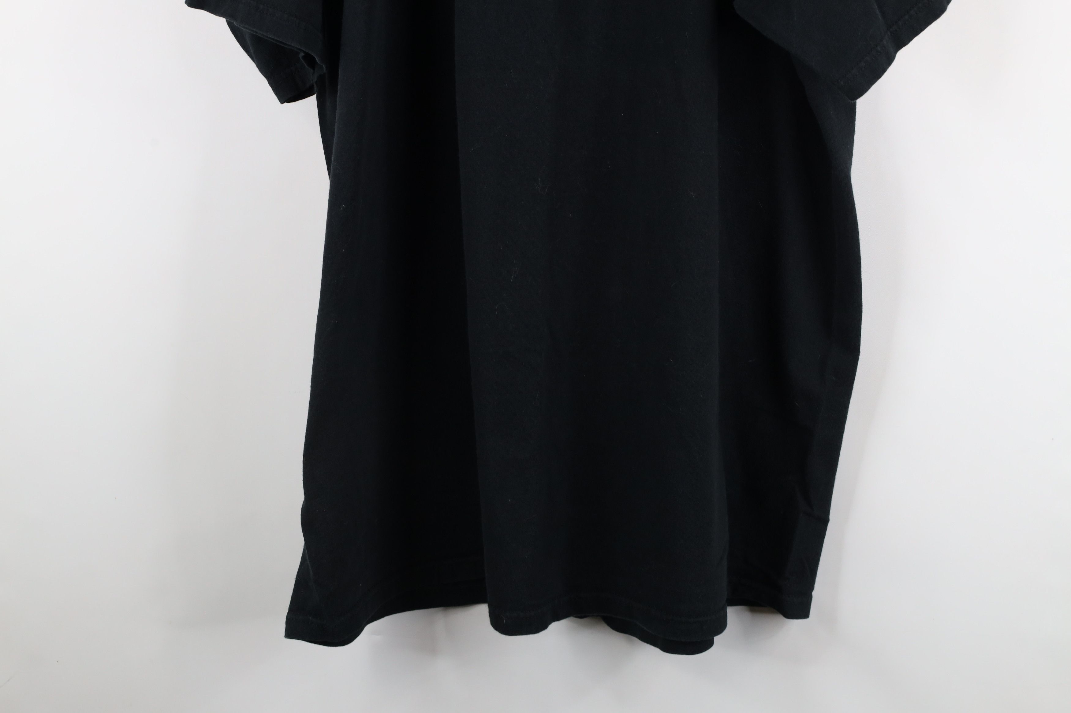 Vintage Vintage 90s Streetwear Heavyweight Cotton T-Shirt Black Size US XXL / EU 58 / 5 - 7 Thumbnail