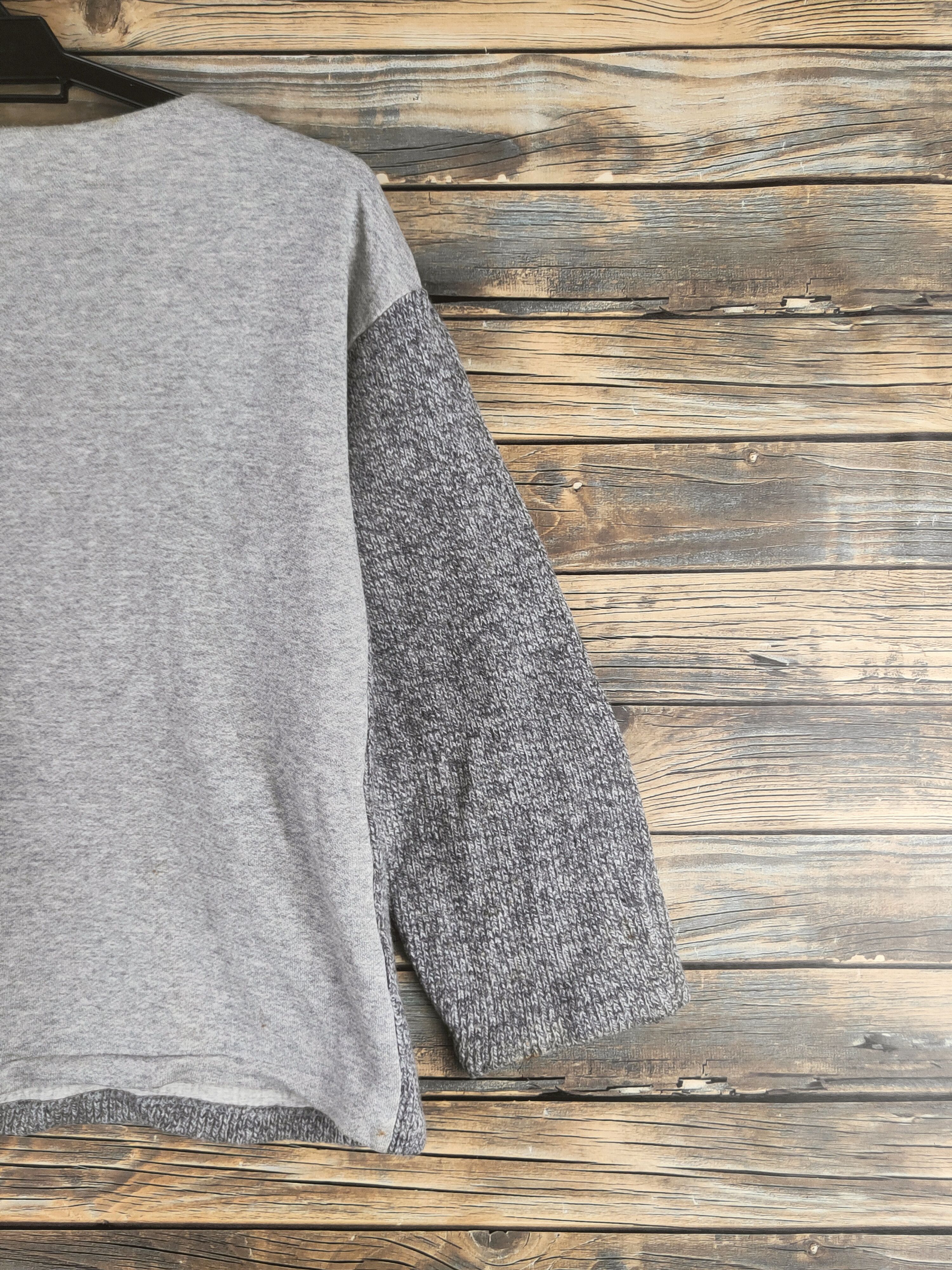 Japanese Brand DL Malla Gray Knitwear Sweatshirts #46-470 Size S / US 4 / IT 40 - 9 Thumbnail