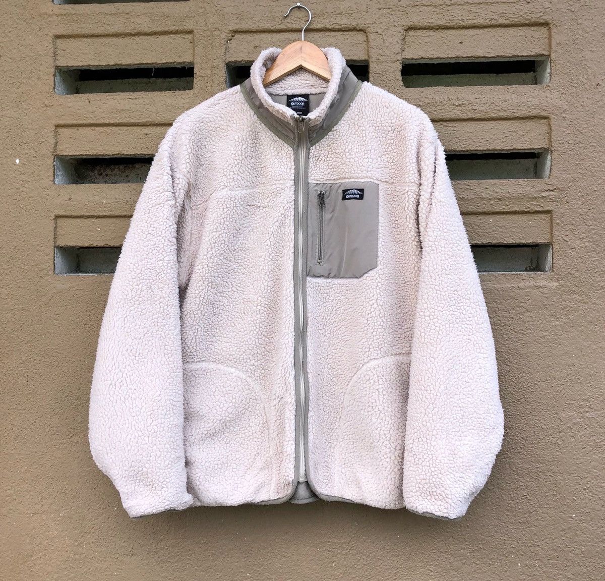 Japanese Brand Outdoor Products Sherpa Fleece Arrak Outdoor Jacket Size US XL / EU 56 / 4 - 2 Thumbnail
