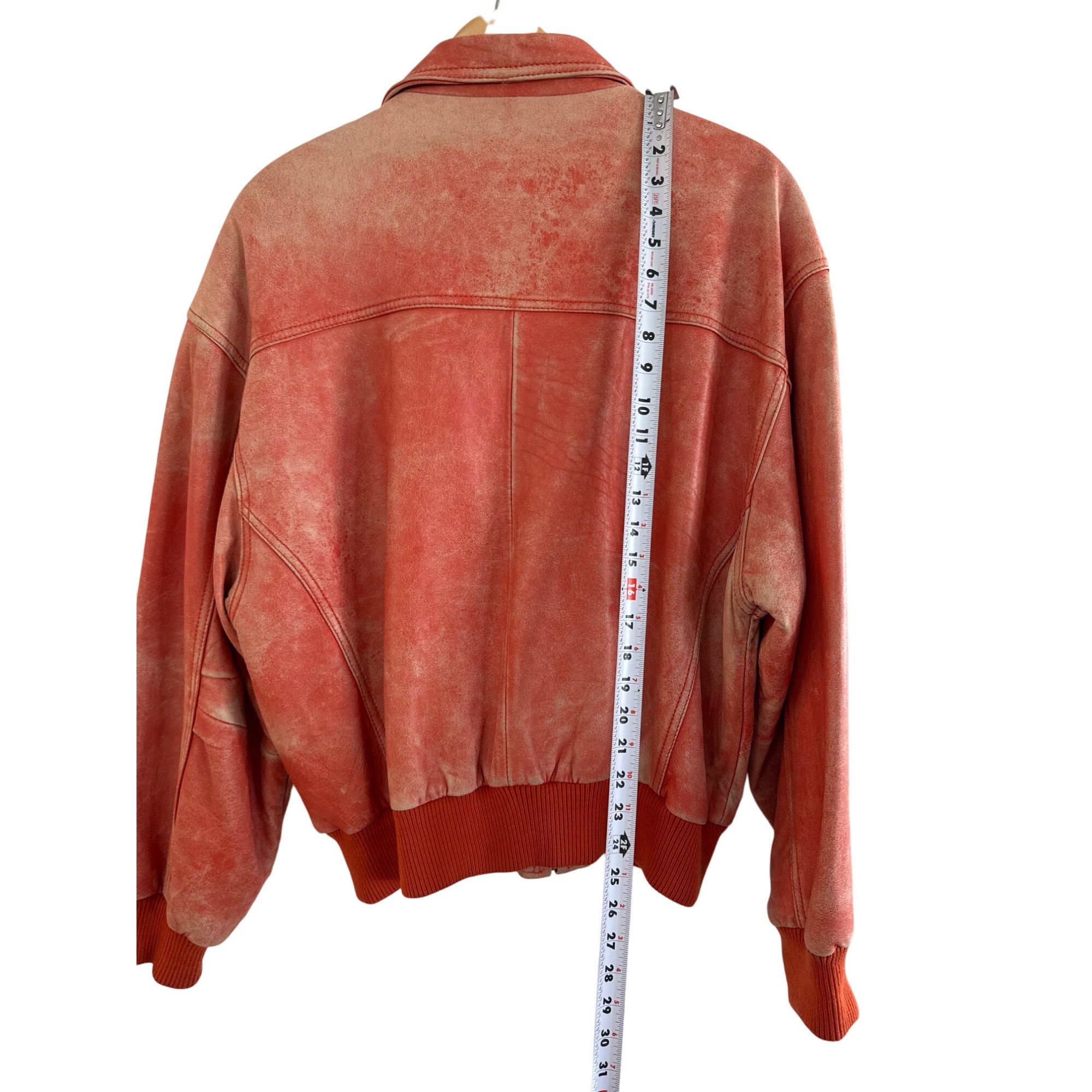 Vintage Vintage M. Julian Rust Leather Jacket L Distressed 90s Pop M Size US L / EU 52-54 / 3 - 5 Thumbnail