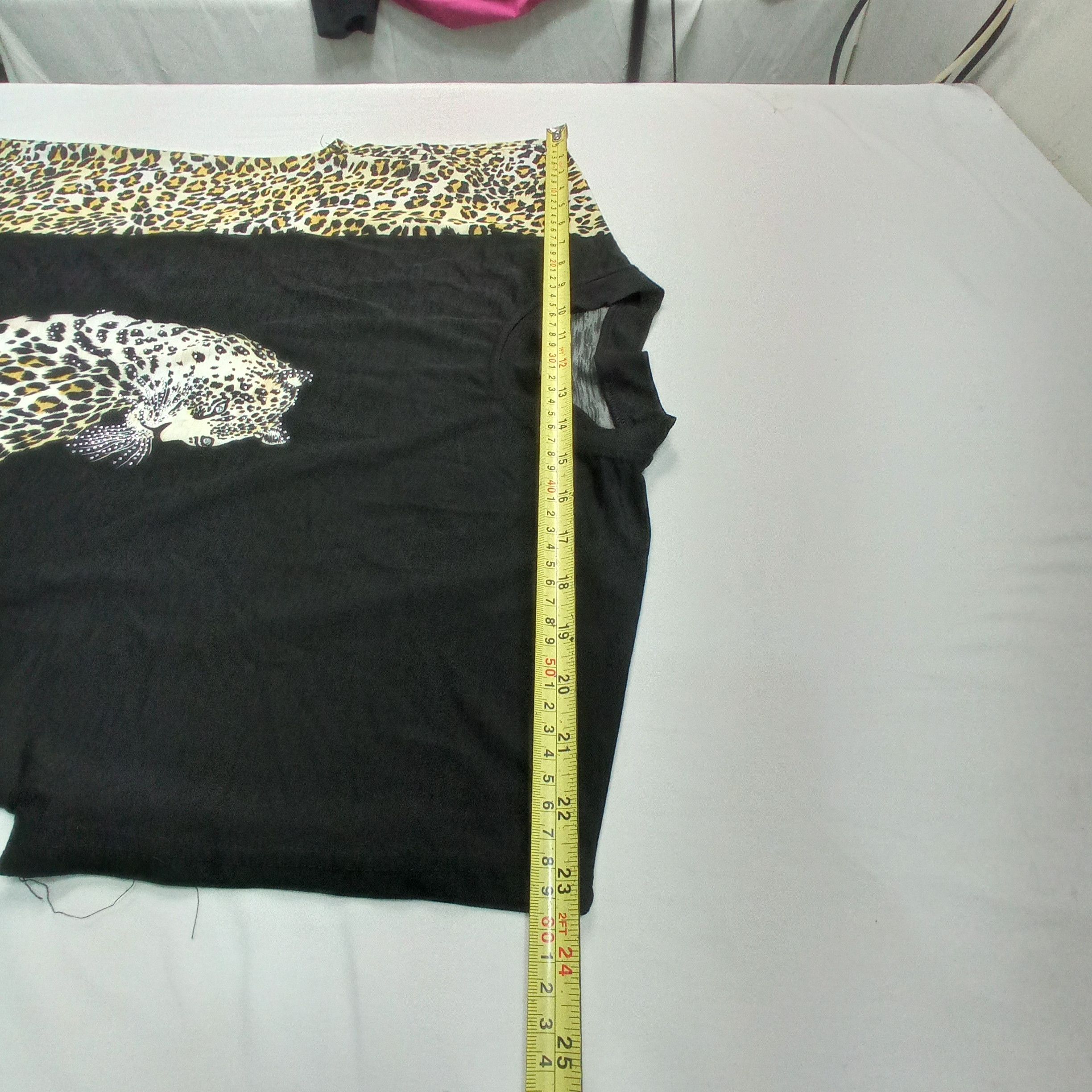 Habitat 🔥Rare🔥 Leopard SleeveLess Shirt Size US L / EU 52-54 / 3 - 15 Thumbnail