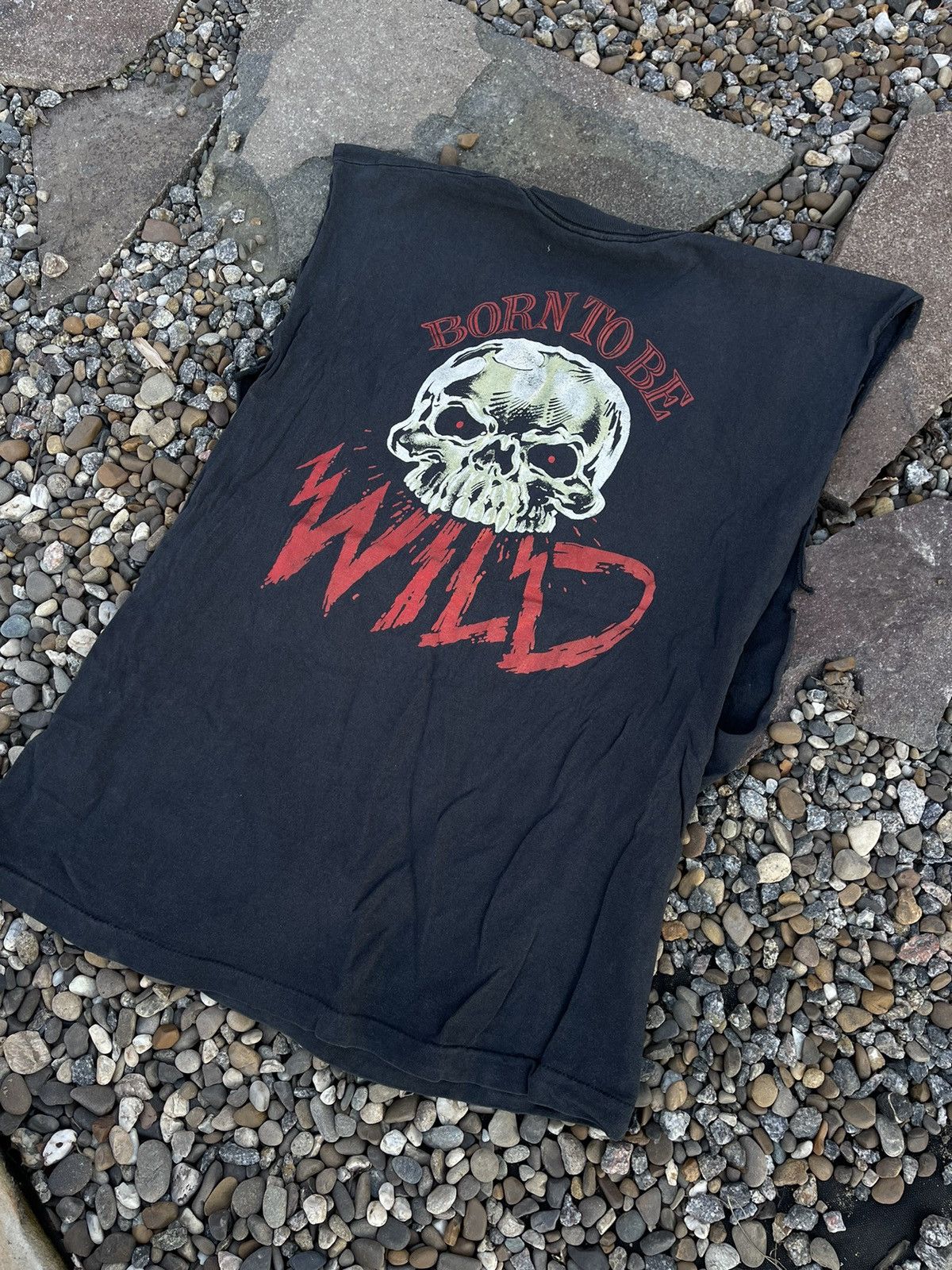 Harley Davidson × Vintage 90’s Born To Be Wild Distressed Vintage moto tee Size US M / EU 48-50 / 2 - 12 Thumbnail