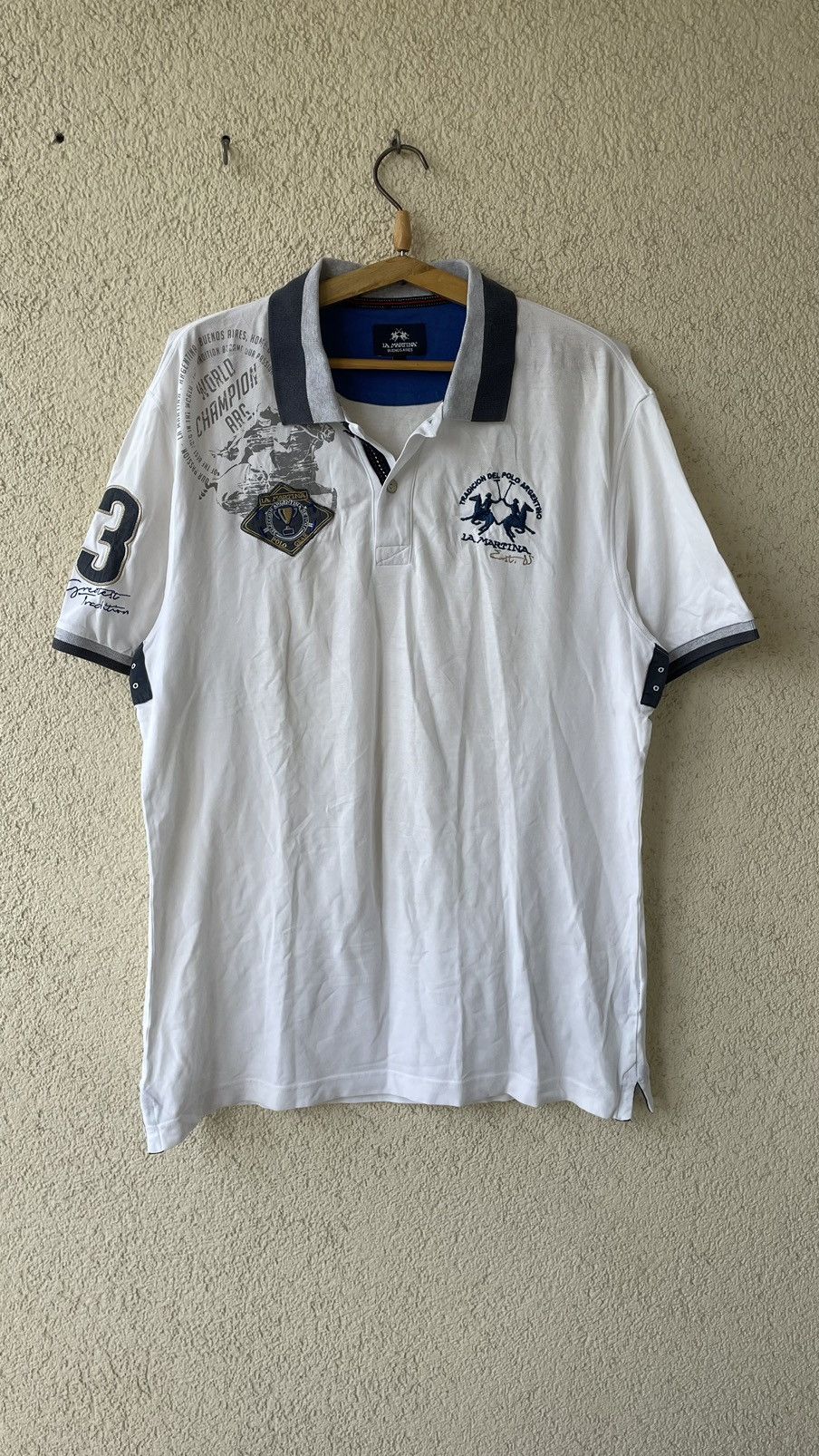 La Martina × Polo Ralph Lauren La Martina Polo Ralph Lauren Style T-shirt Size US XL / EU 56 / 4 - 6 Thumbnail