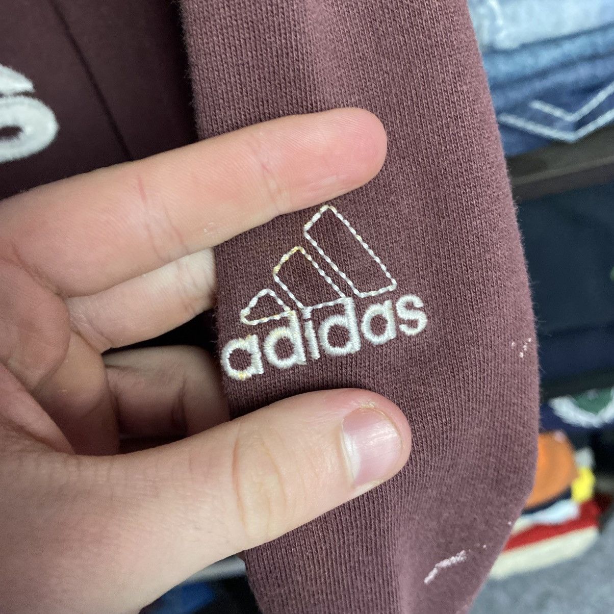 Adidas Vintage Adidas Big Logo 90’s Distressed y2k brown sweatshirt Size US XL / EU 56 / 4 - 4 Thumbnail