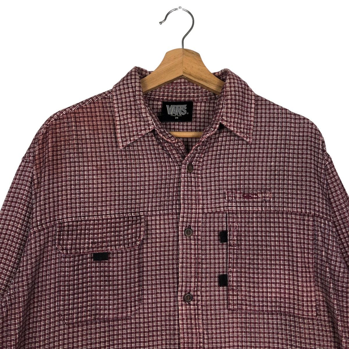 Japanese Brand 🔥90’s Vintage Flannel Jacket Tartan Design Vans Skate Size US M / EU 48-50 / 2 - 2 Thumbnail