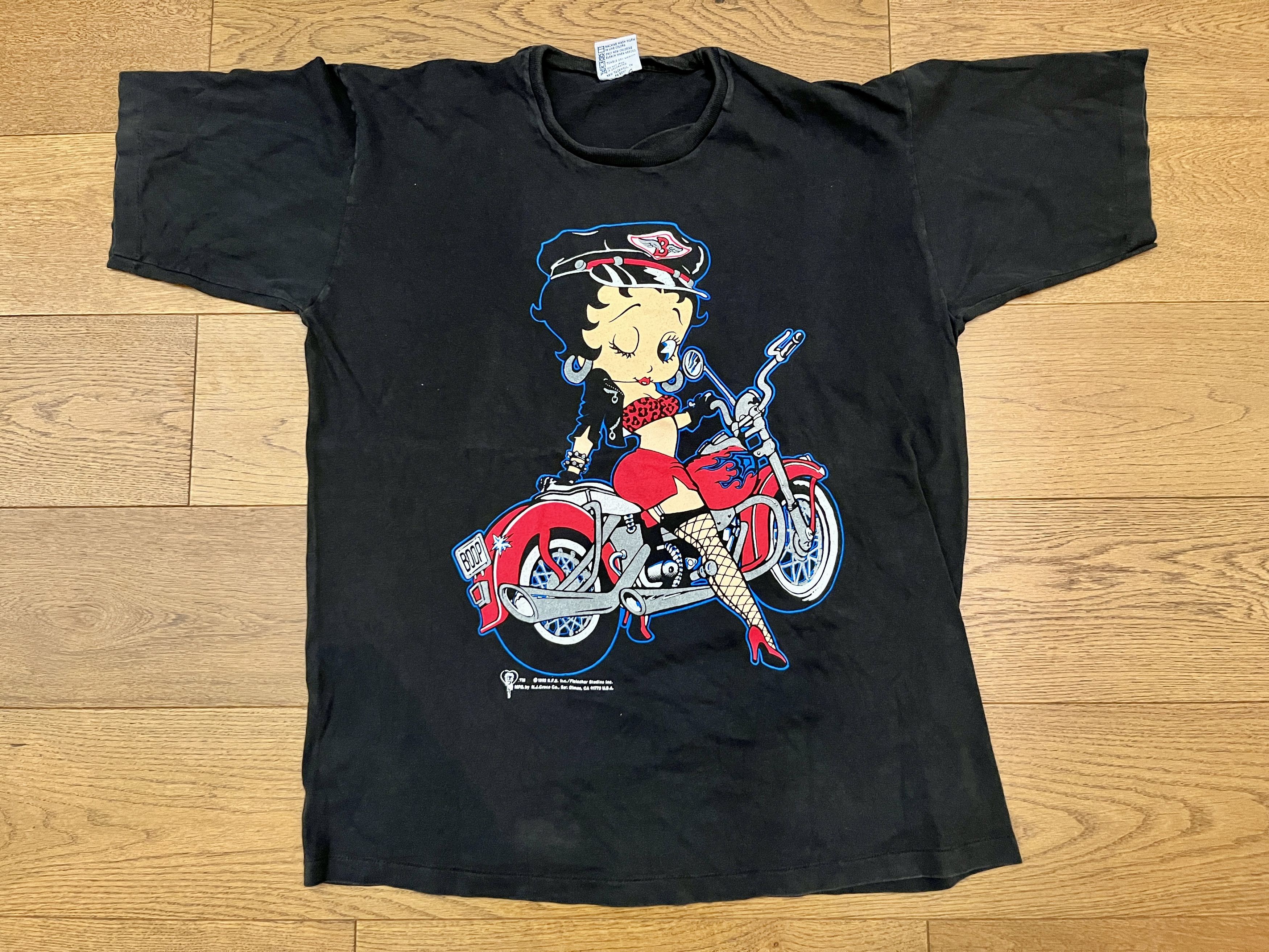Vintage Vintage 1992 Betty Boop Biker Motorcycle Tee Size US L / EU 52-54 / 3 - 2 Thumbnail