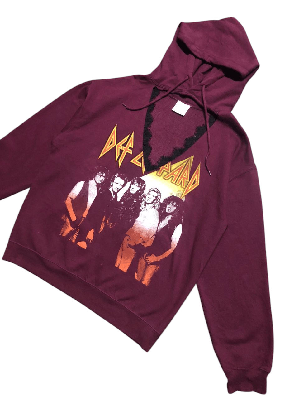 Band Tees × Def Leppard Def Leppard Line Up Hoodie FullOver Custom Size L / US 10 / IT 46 - 5 Thumbnail