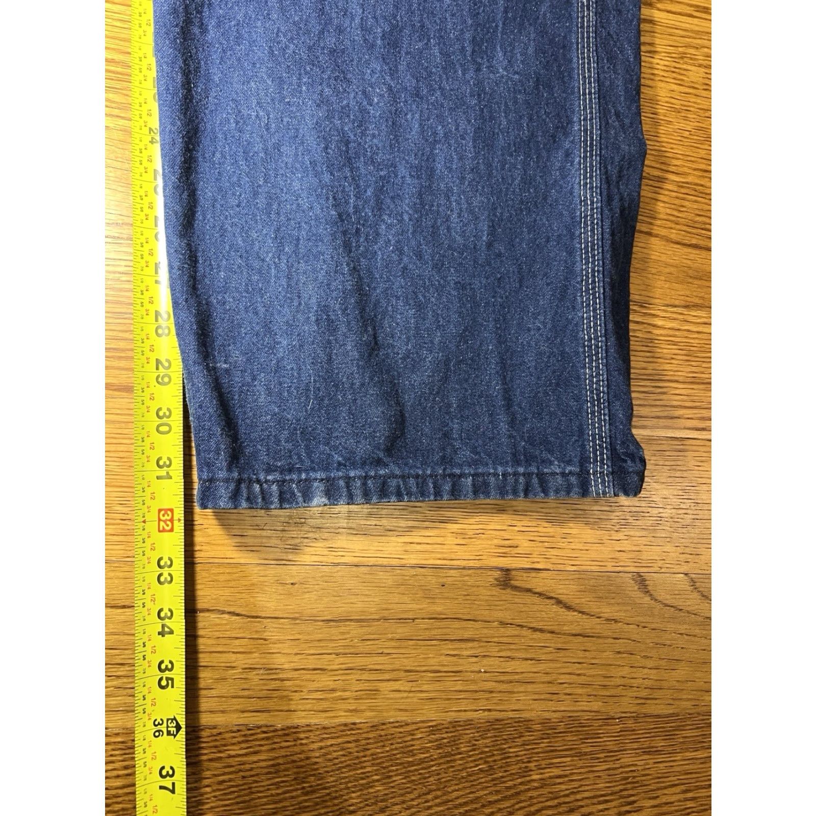 Carhartt VINTAGE Carhartt Overalls Men 42 x 32 Denim Workwear 90s Blue 5-Pocket Button Closure Jeans Regular Fit Mens Size US 42 / EU 58 - 7 Thumbnail