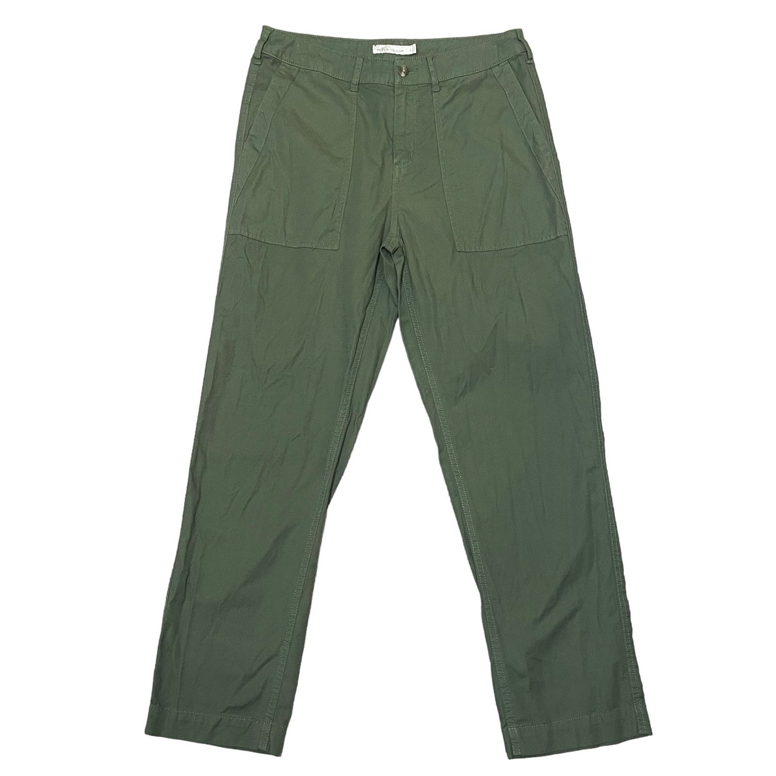 Peter Millar Peter Millar Lightweight Canvas Weekend Pants Green Size 4 Size 27" / US 4 / IT 40 - 1 Thumbnail