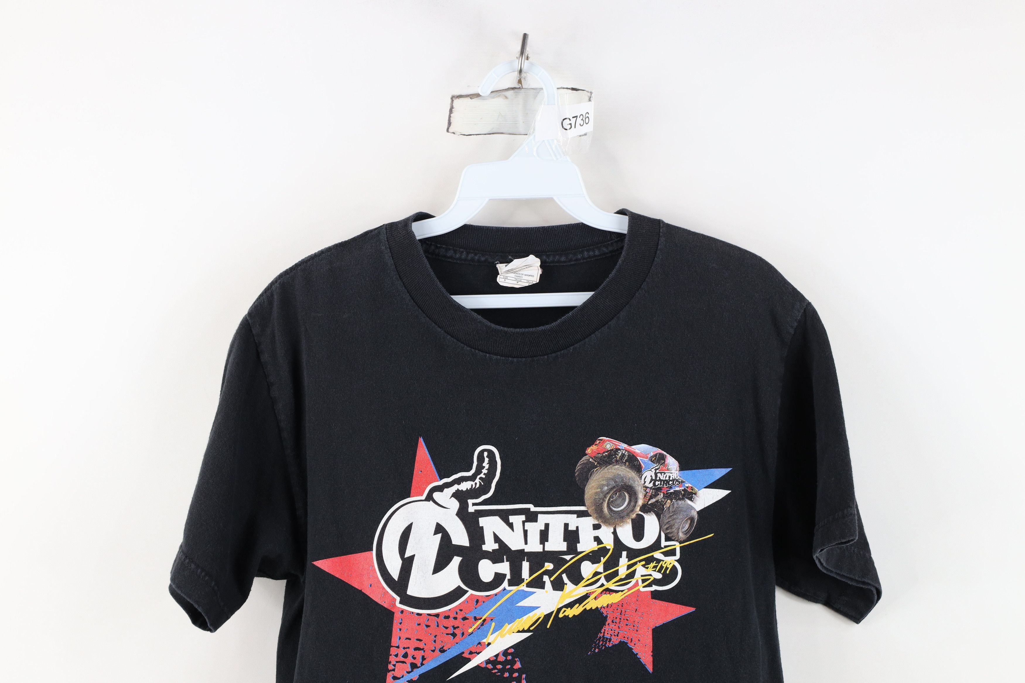 Vintage Y2K Monster Jam Nitro Circus Travis Pastrana T-Shirt Size US S / EU 44-46 / 1 - 2 Thumbnail