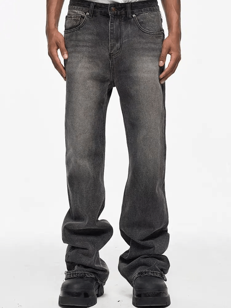 Japanese Brand × Jean High street style washed vintage micro flare jeans Size US 32 / EU 48 - 2 Thumbnail