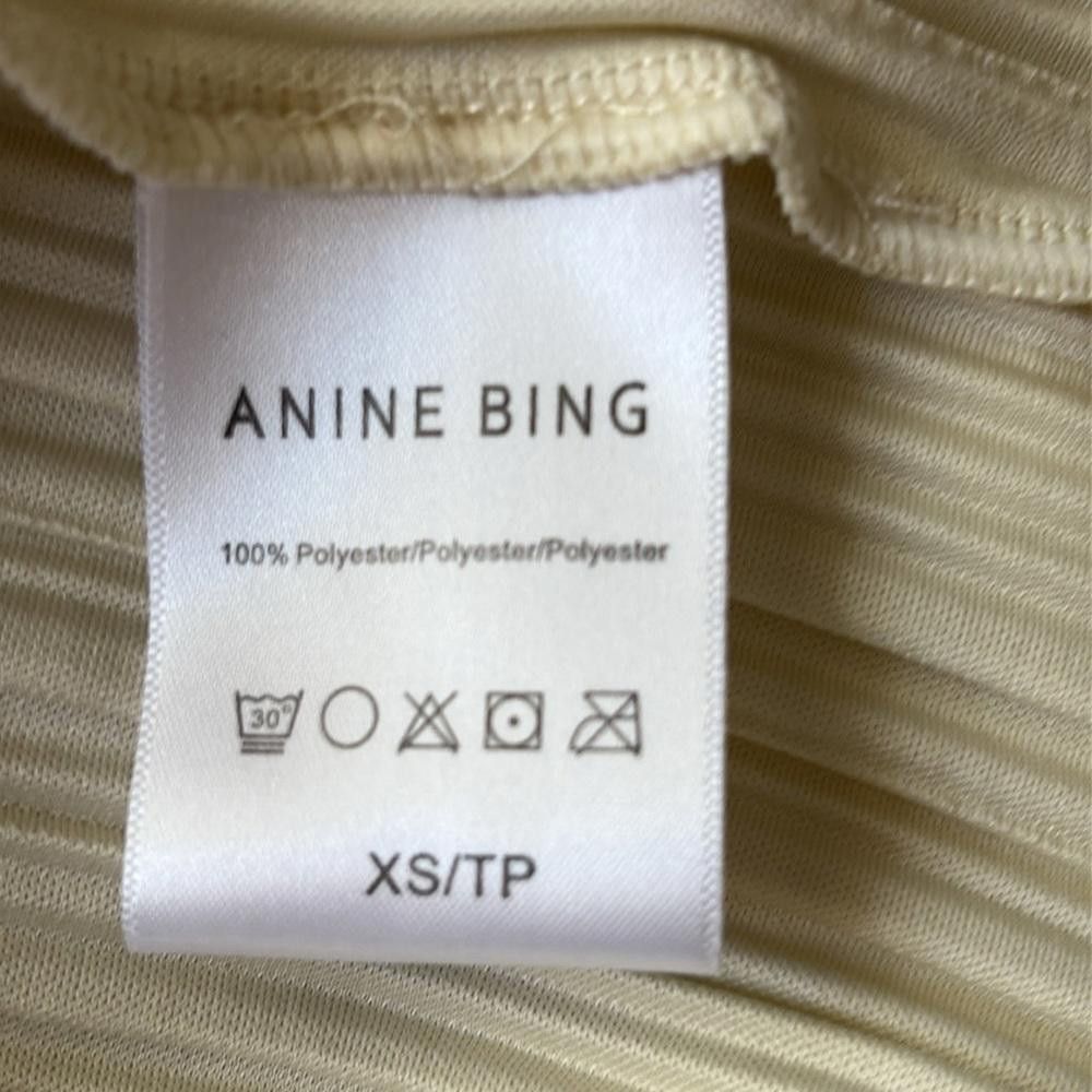 Anine Bing Anine Bing Nuri Shirt in Buttercream Size XS/TP Size XS / US 0-2 / IT 36-38 - 10 Thumbnail