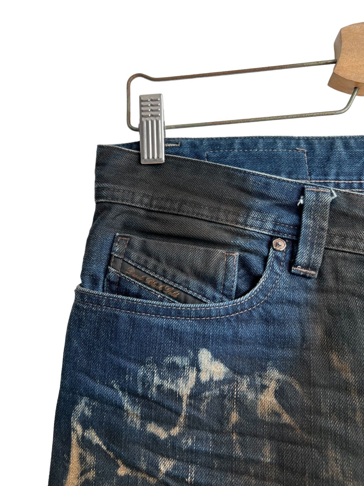 Diesel Black Gold AW10 Diesel Black Gold 🇮🇹 Rusty Wax Homeless Baggy Denim Size US 30 / EU 46 - 5 Thumbnail