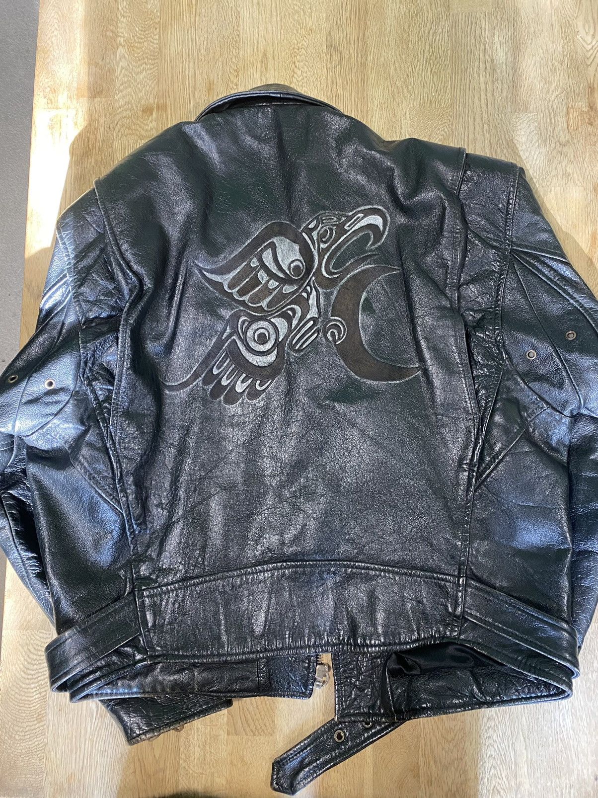Vintage Maffay Leather Jacket Size US M / EU 48-50 / 2 - 2 Thumbnail