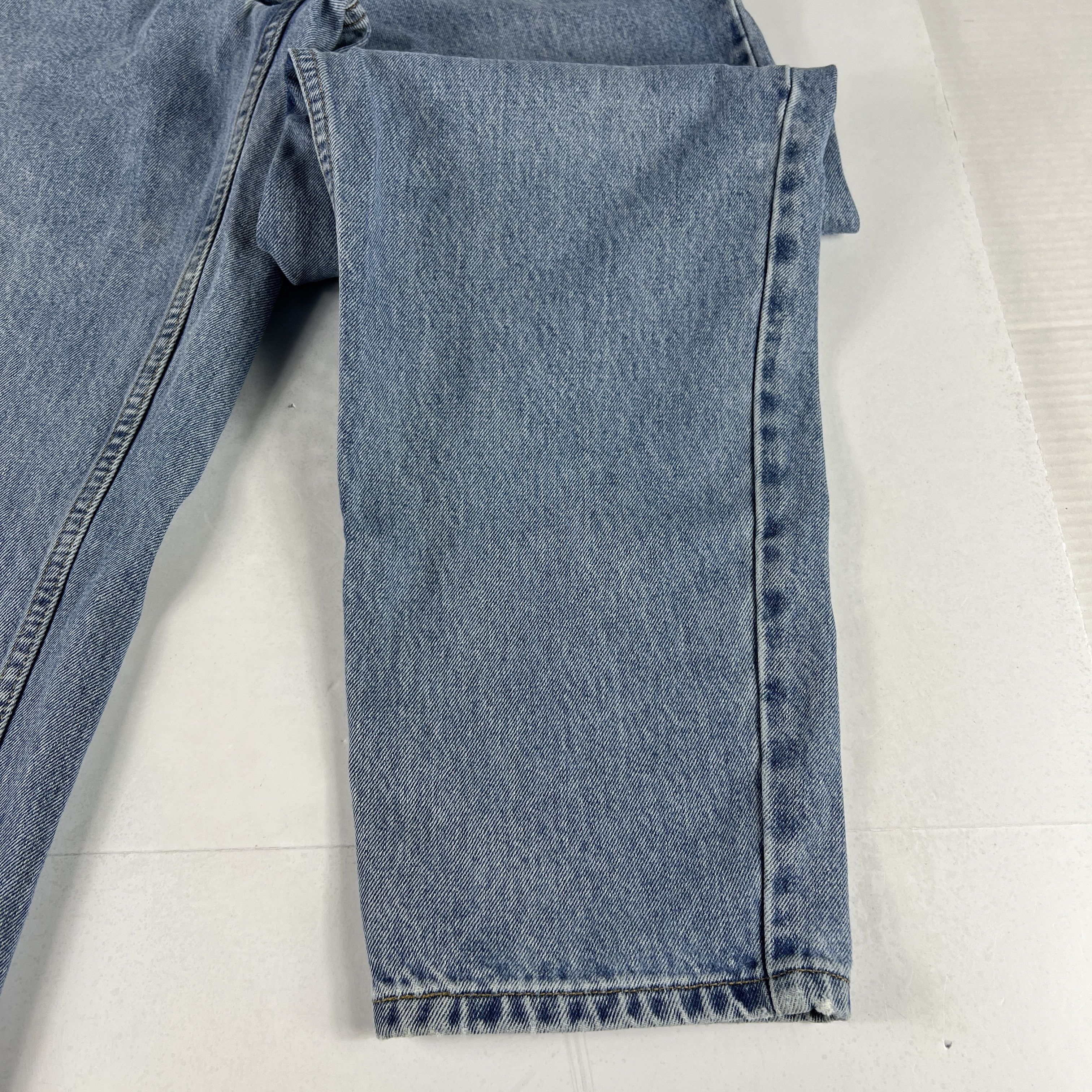 Levi's × Vintage Y2K Levi's Jeans 560 Comfort Loose Tapered Blue Faded Denim Size US 33 - 5 Thumbnail