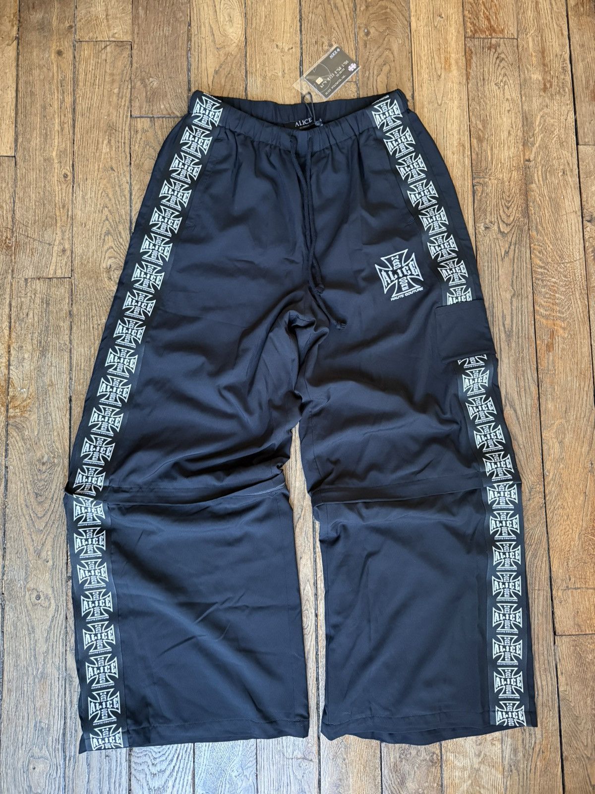 Alice Hollywood Moto Couture Hybrid Track pants black