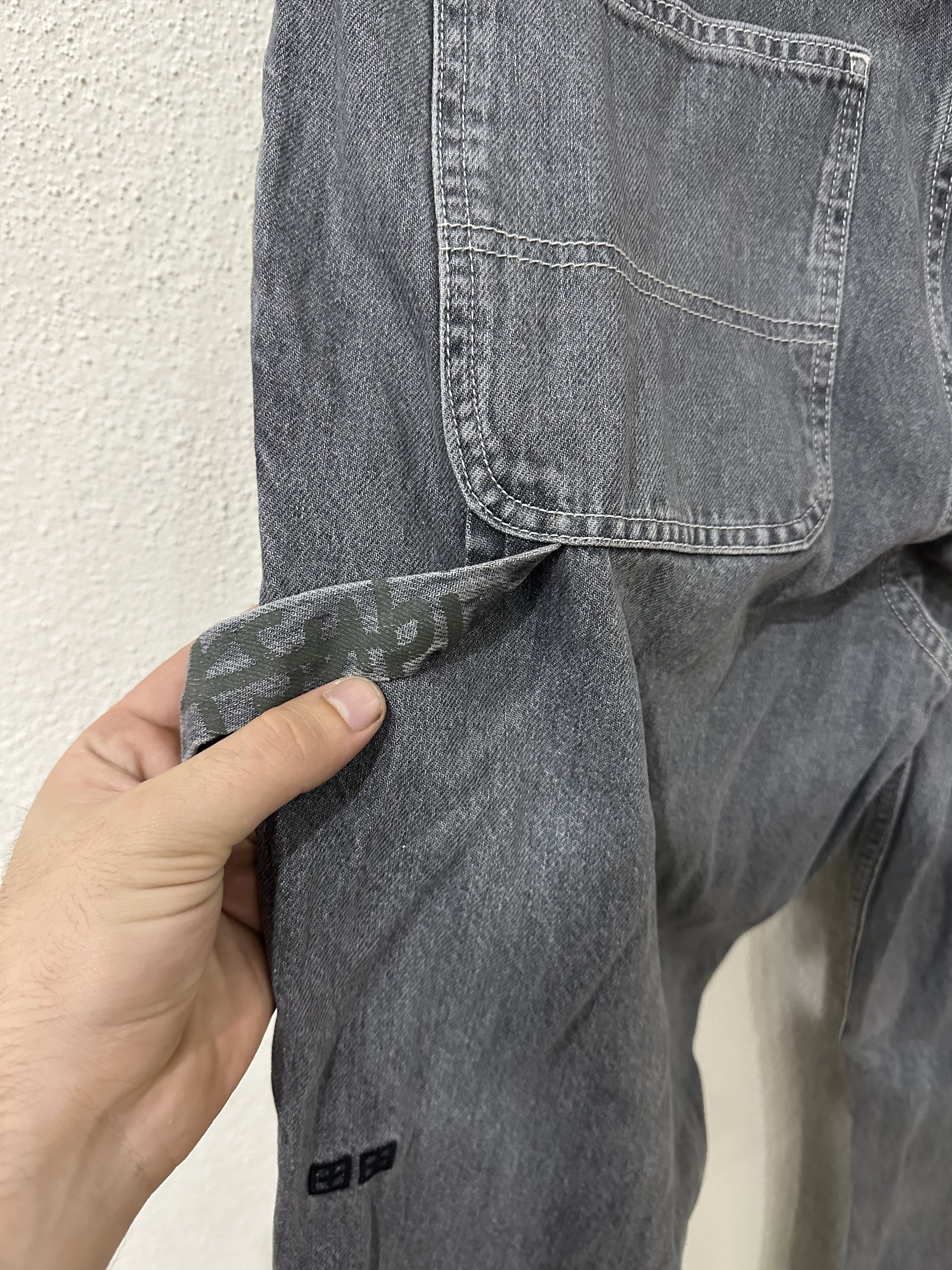 Ksubi Ksubi Operator Double Knee Jeans Grey Size 36 Size US 36 / EU 52 - 2 Thumbnail