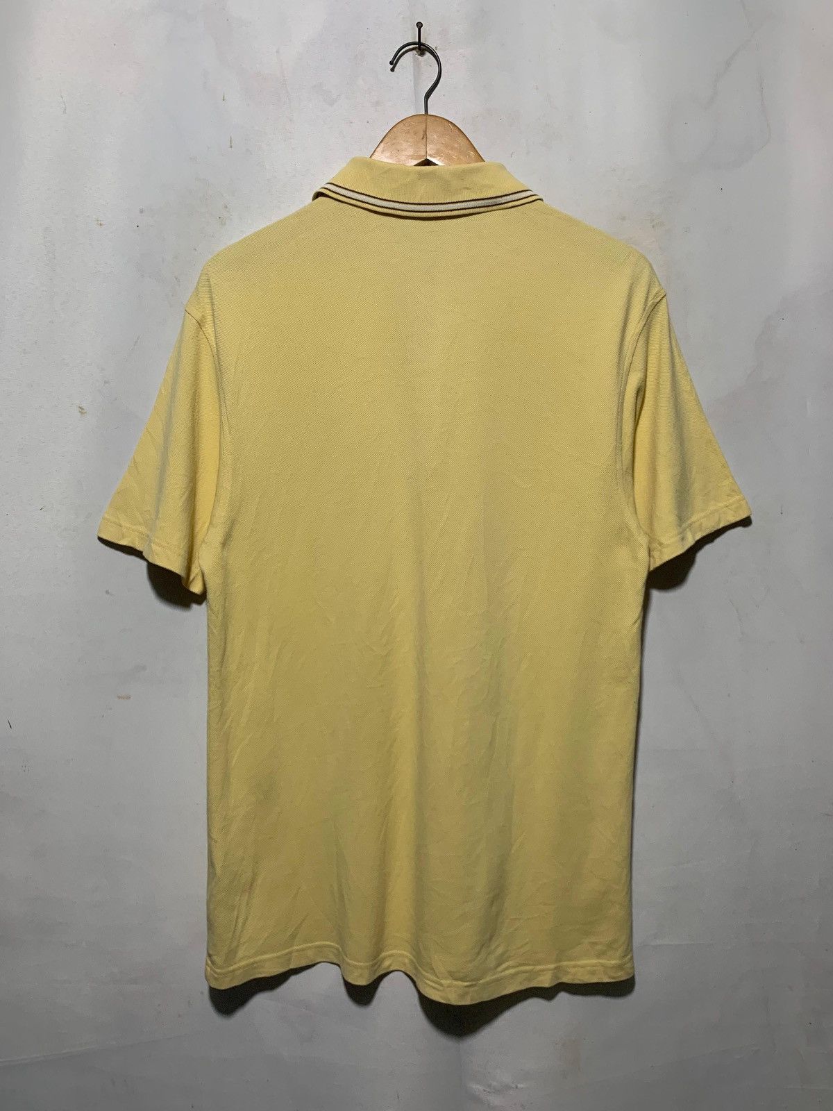 Balenciaga Vintage Balenciaga striped collar polo shirt Size US M / EU 48-50 / 2 - 6 Thumbnail