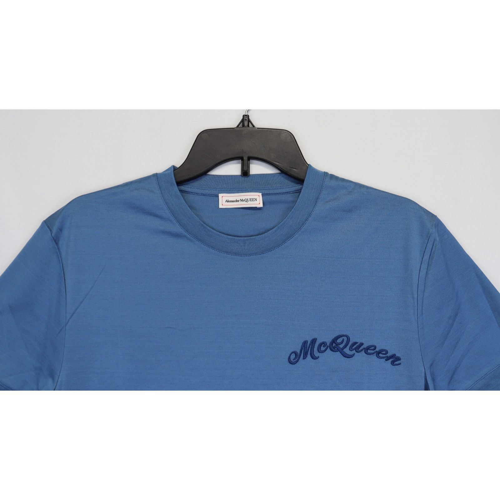 Alexander McQueen o1rshd1 ***Defective / T-Shirt in Blue Size US S / EU 44-46 / 1 - 7 Thumbnail