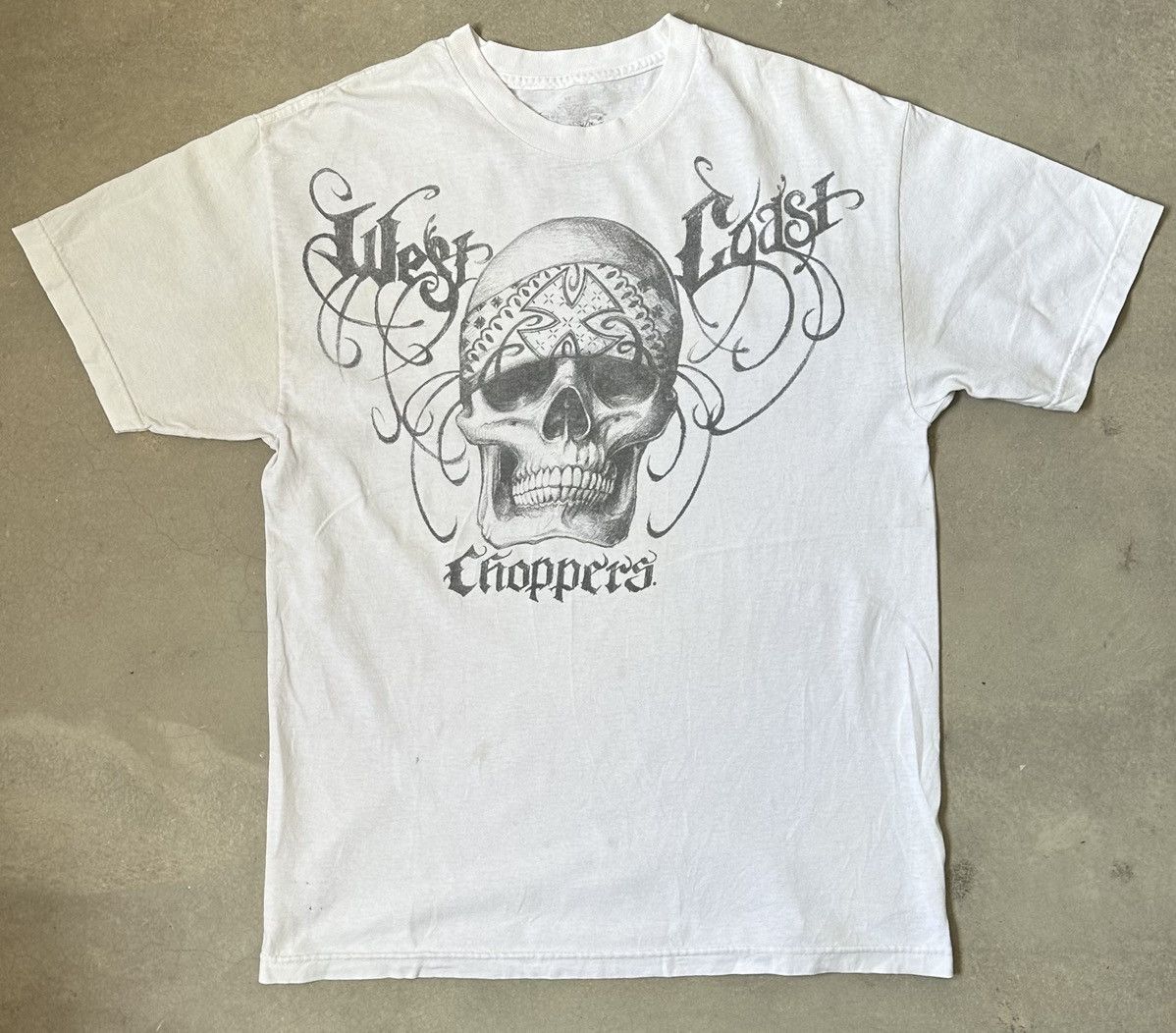 West Coast Choppers VINTAGE WEST COAST CHOPPERS SKULLS TEE Size US M / EU 48-50 / 2 - 1 Thumbnail
