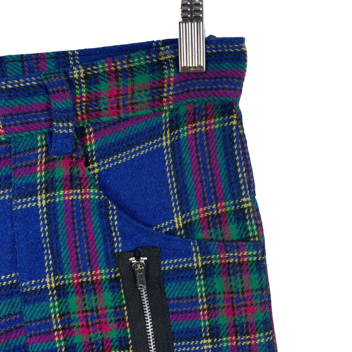 Seditionaries × Vintage Vintage TIGER OF LONDON blue tartan plaid zip bondage pants Size US 29 - 7 Thumbnail
