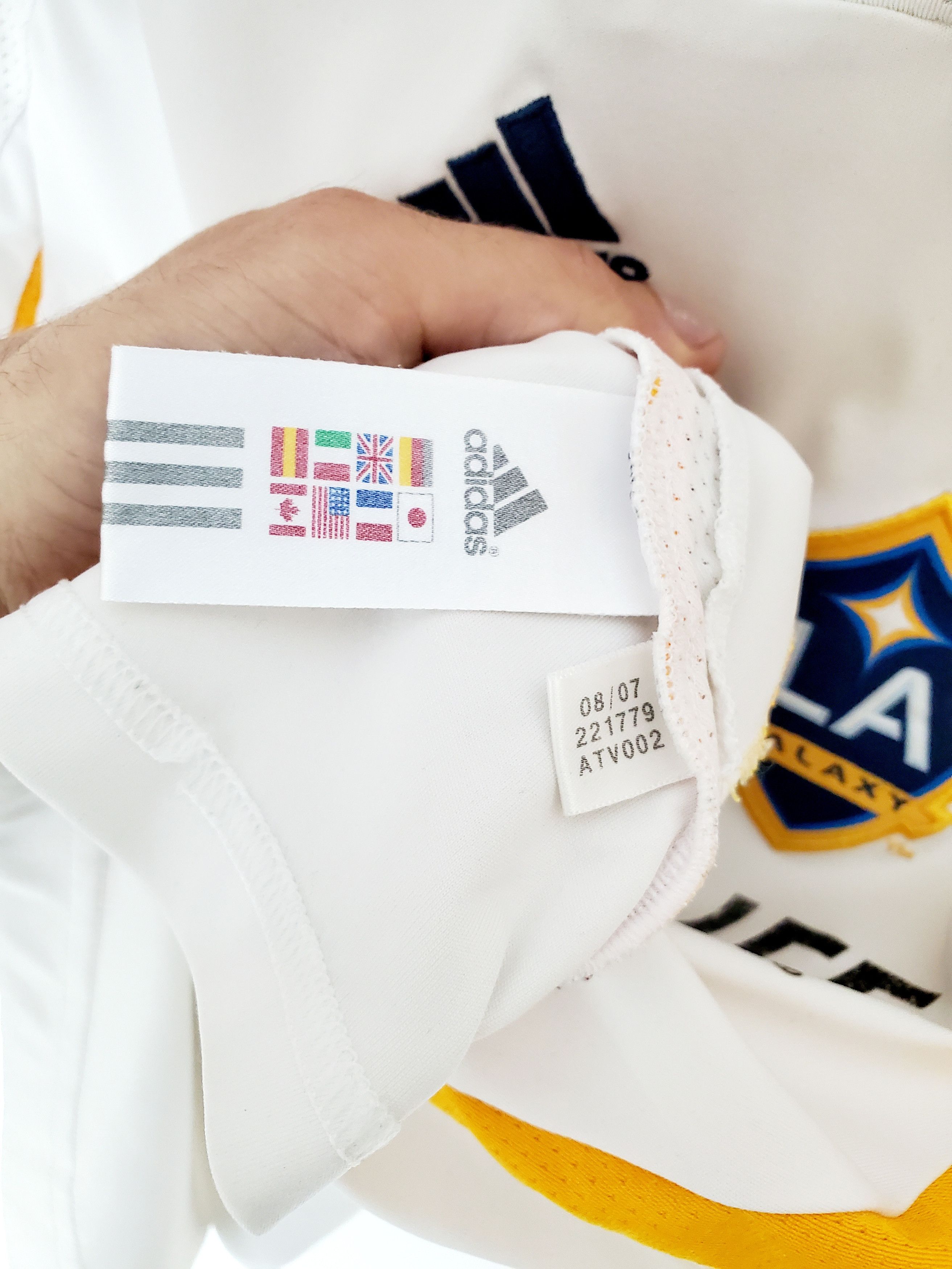 Adidas × Vintage LA GALAXY 2007 2008 HOME JERSEY ADIDAS BECKHAM #23 M Size US M / EU 48-50 / 2 - 5 Thumbnail
