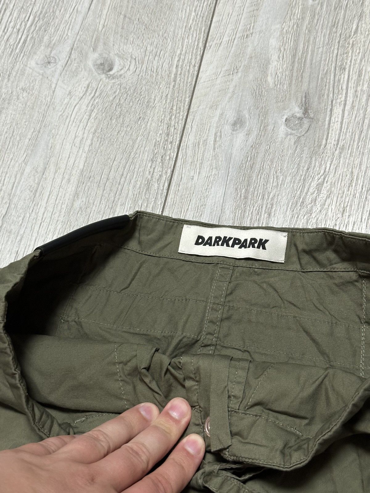 Designer DARKPARK Green Woman Baggy Pants Size 27" / US 4 / IT 40 - 3 Thumbnail