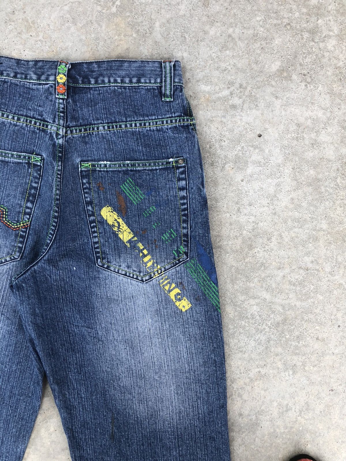 Southpole Vintage Southpole Embroidered Jeans Baggy Jeans hip hop Size US 32 / EU 48 - 10 Thumbnail