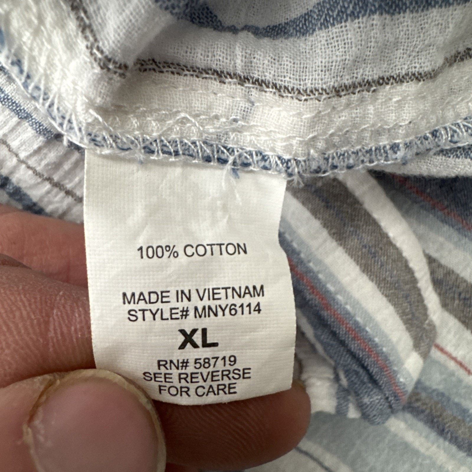 Other NY Collection Button Up Shirt Women XL Coastal Chic Beachy Size XL / US 12-14 / IT 48-50 - 6 Thumbnail