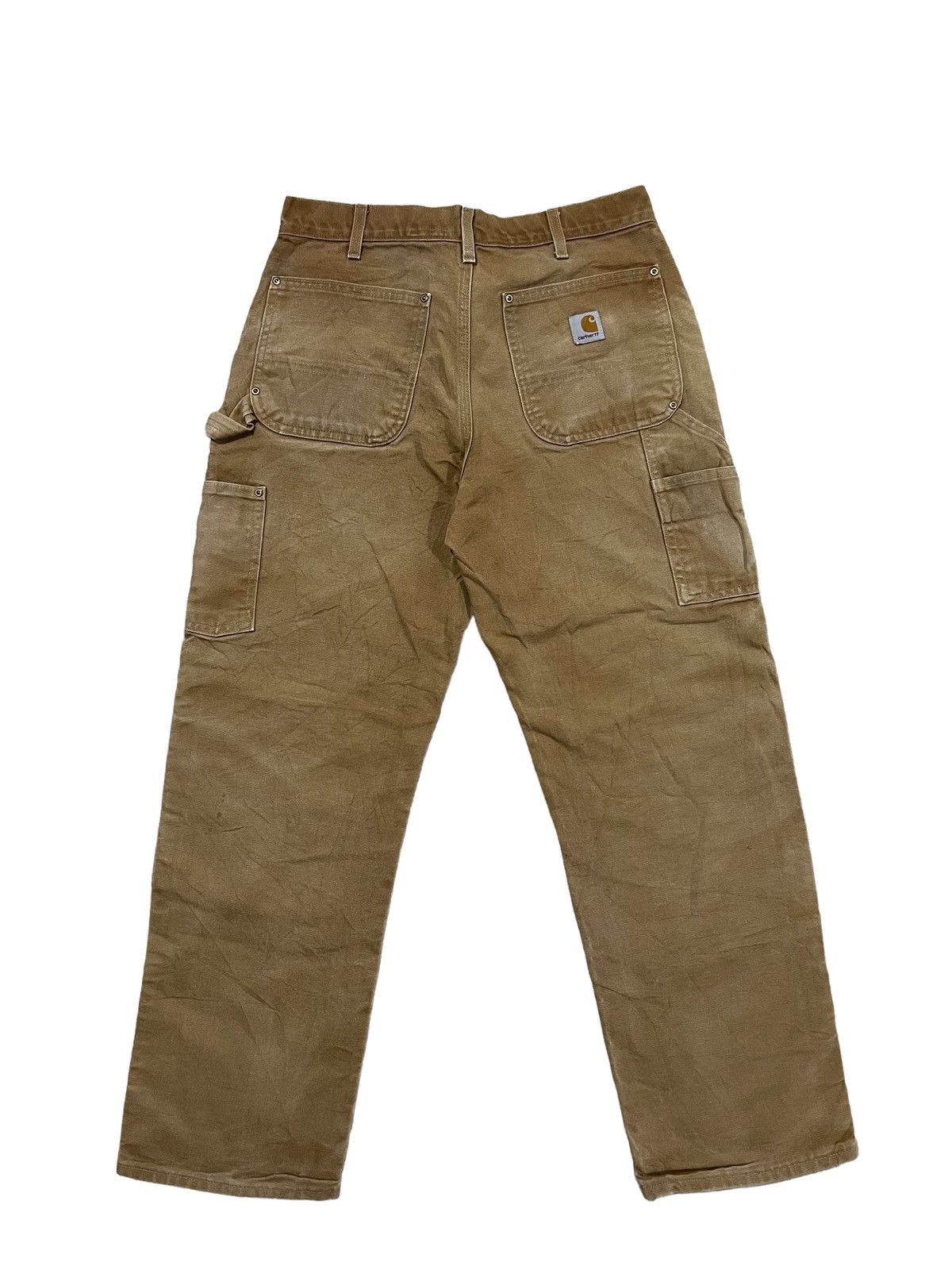 Carhartt 1990s OG Carhartt Double Knee Baggy Duck Cotton Denim Pants Size US 30 / EU 46 - 2 Thumbnail