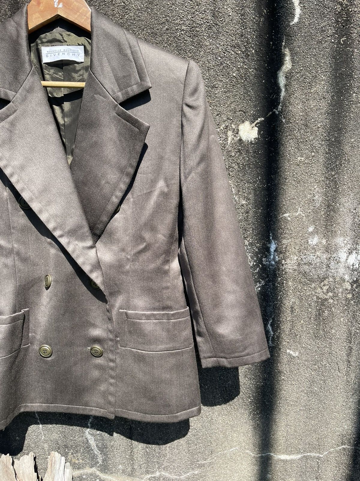 Givenchy Vintage Givenchy Nouvelle Boutique Double-Breasted Blazer Size M / US 6-8 / IT 42-44 - 8 Thumbnail