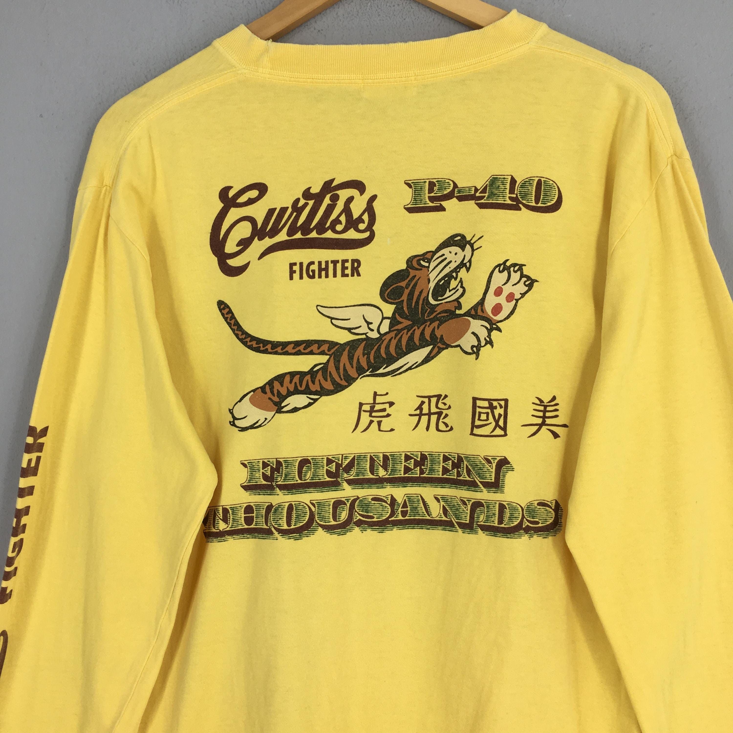 Buzz Rickson's Vintage Buzz Rickson Us Army Air Forces Yellow T shirt Large Size US L / EU 52-54 / 3 - 2 Thumbnail