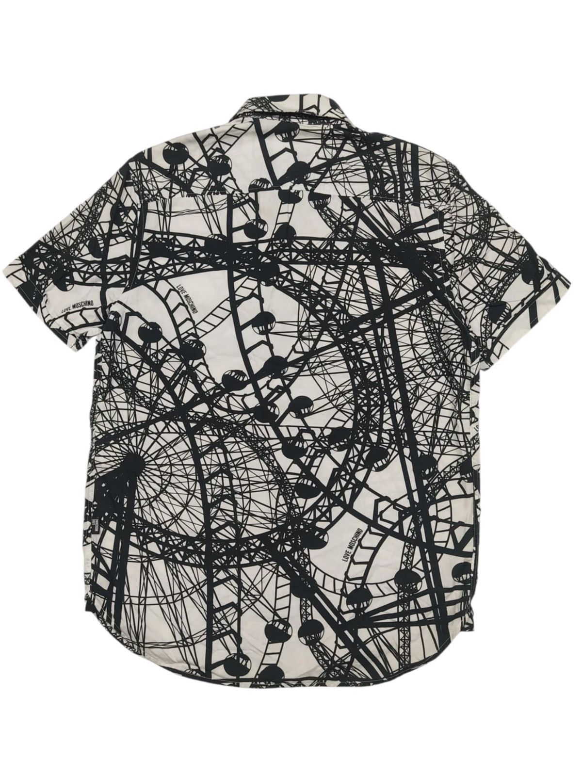 Japanese Brand × Moschino Love MOSCHINO Rollercoaster Print Polo Shirt Size US M / EU 48-50 / 2 - 6 Thumbnail