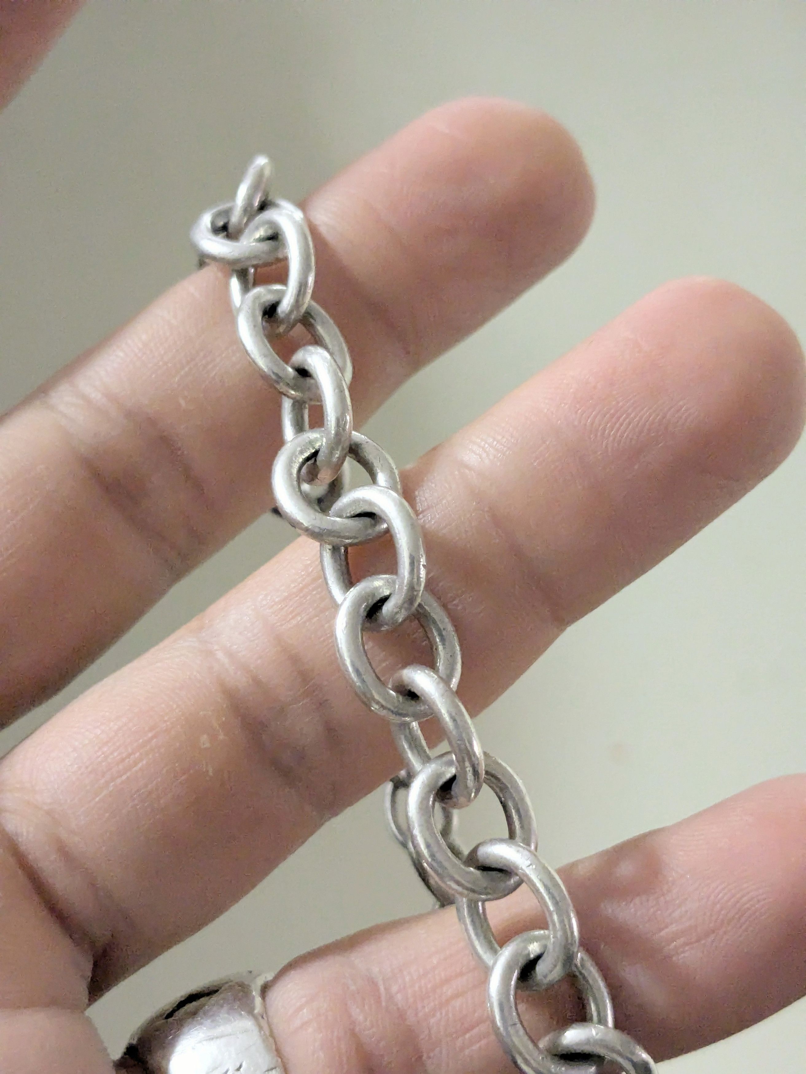 Tiffany & Co. Tiffany & Co Sterling Silver ID Bracelet Charm Rolo Round Size ONE SIZE - 12 Thumbnail