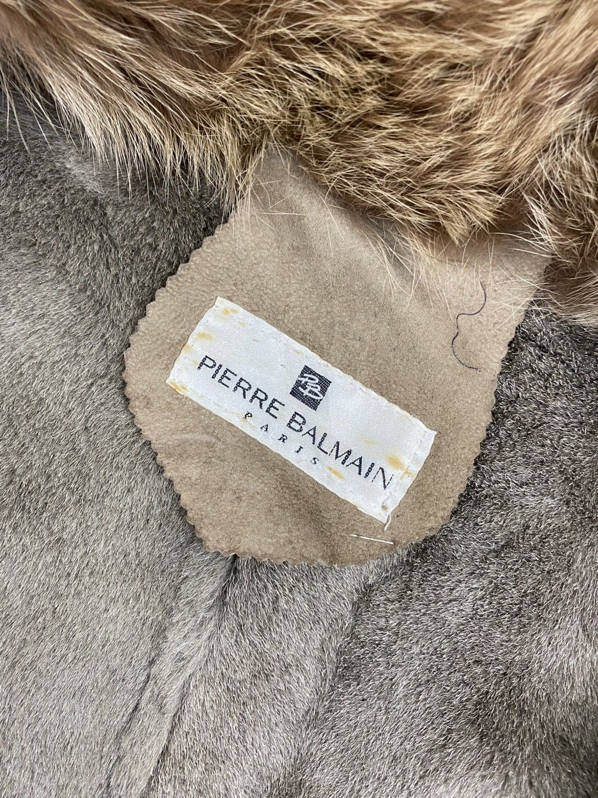 Pierre Balmain Vintage Pierre Balmain Fur Lined Suede Distressed Jacket Size M / US 6-8 / IT 42-44 - 10 Thumbnail