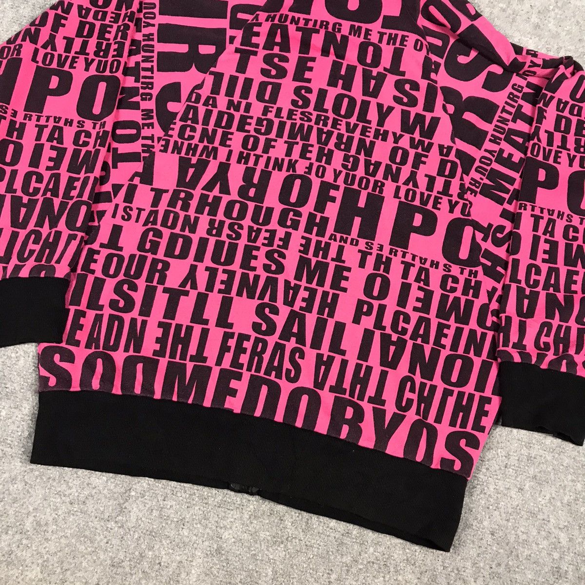 Hysteric Glamour × If Six Was Nine × Le Grande Bleu (L.G.B.) JAPANERS CORNFLAKE FULL DESIGN STYLE PUNK FUR HOODIES JACKET Size US L / EU 52-54 / 3 - 6 Thumbnail