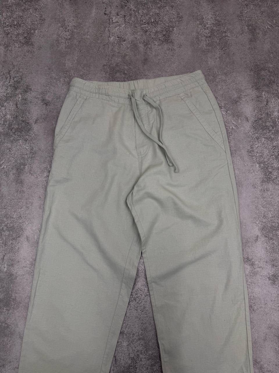 Zara Zara Women's linen Light Green Pants Size Small Size US 28 / EU 44 - 2 Thumbnail