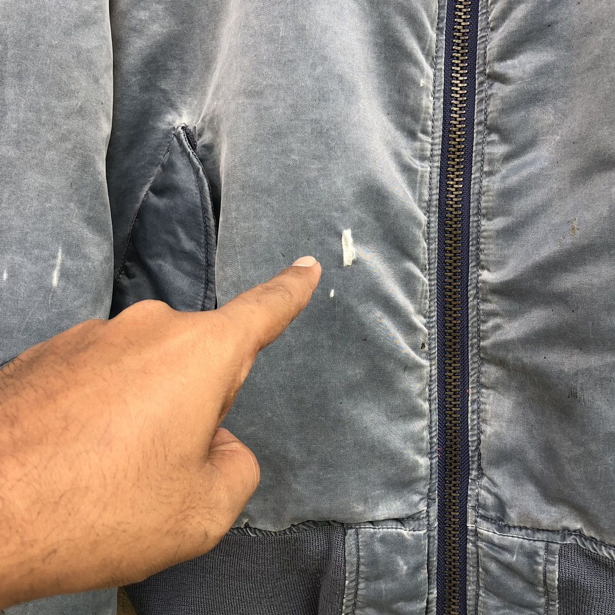 Vintage Vintage Faded MA-1 Man Intermediate Machope Bomber Jacket Size US L / EU 52-54 / 3 - 8 Thumbnail