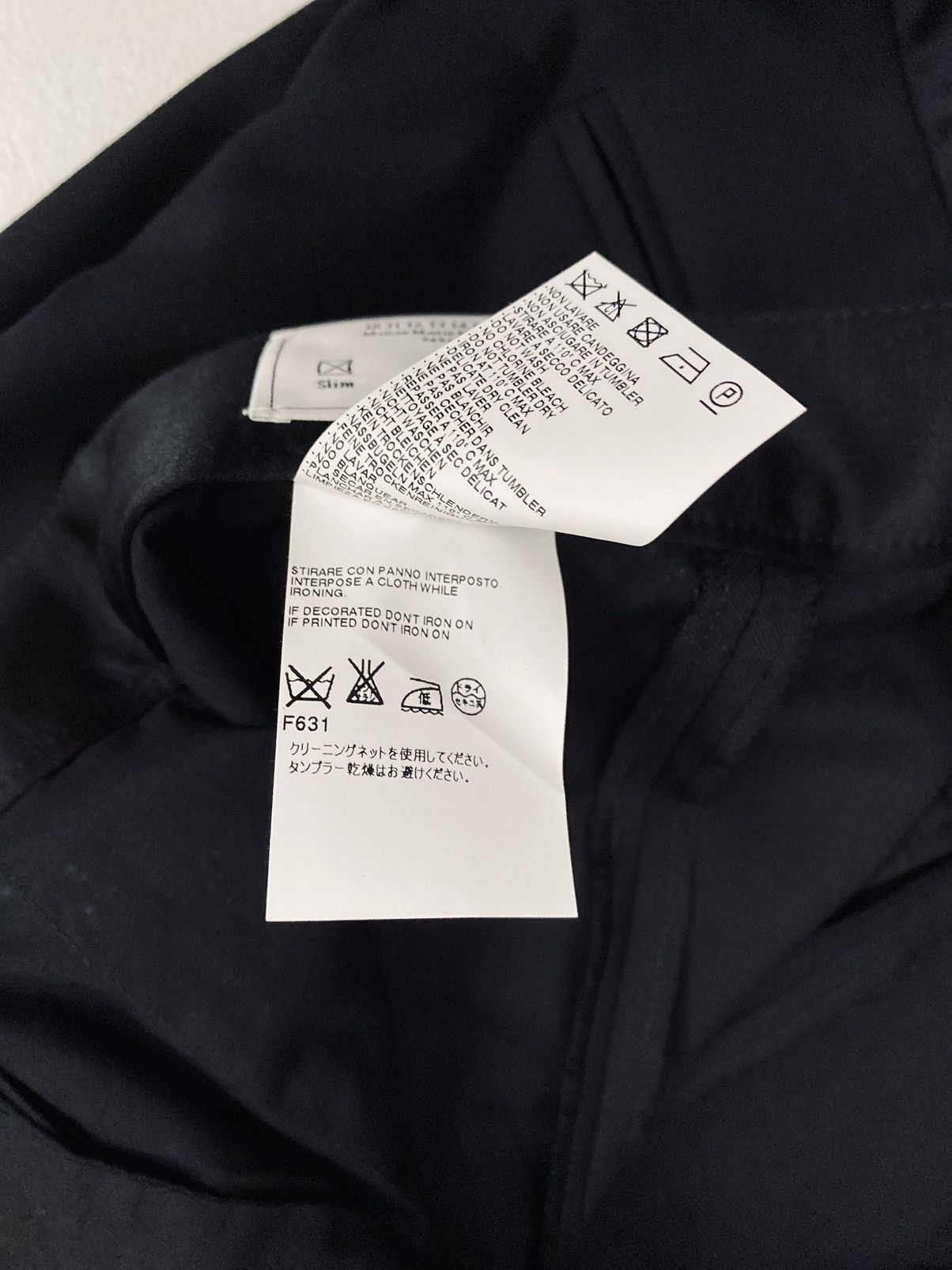 Maison Margiela Maison Margiela 🇮🇹 Black Wool Shawl Lapel 2-btn Tux 50R NWT Size 40R - 23 Thumbnail