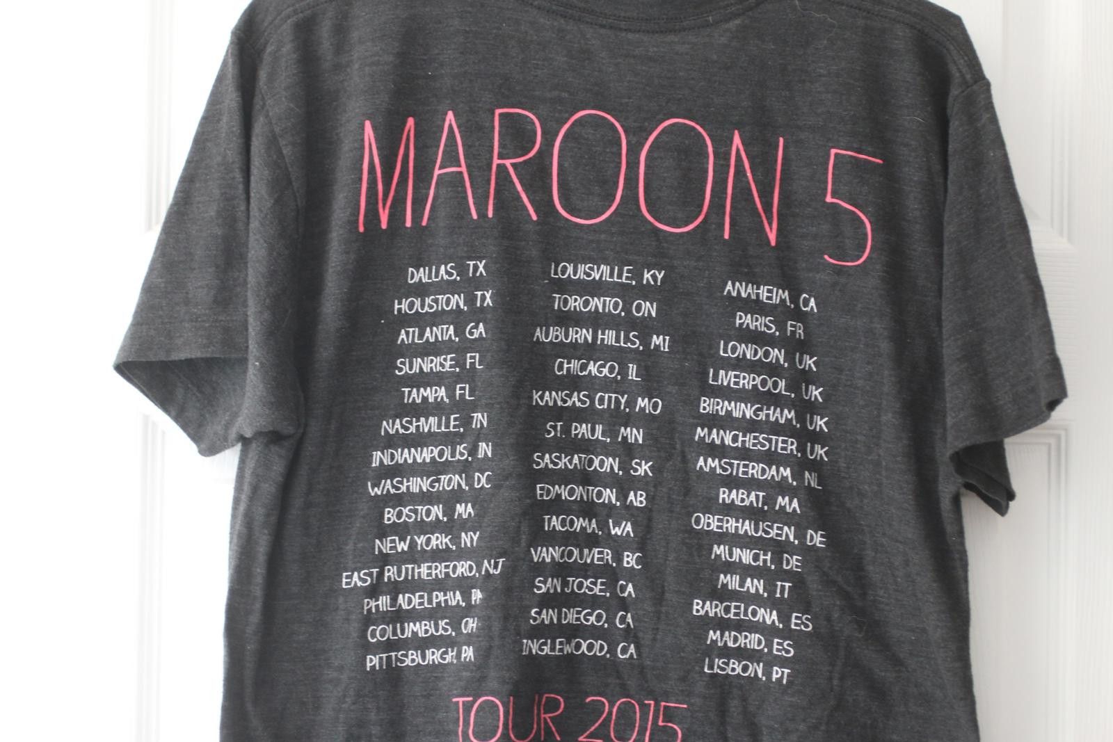 Other Maroon 5 Tour 2015 Concert T-Shirt Multicolor Band Tee M Size M / US 6-8 / IT 42-44 - 8 Thumbnail
