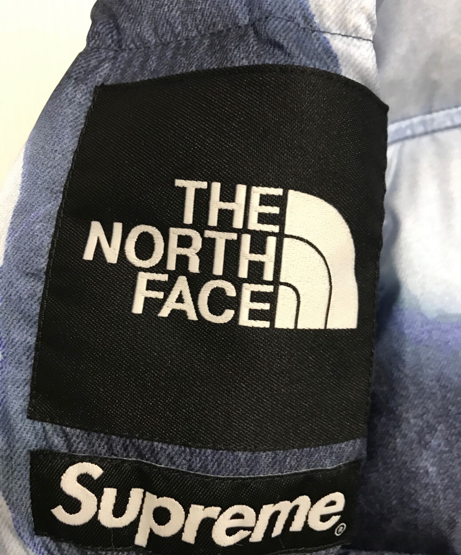 Supreme × The North Face Supreme x THE NORTH FACE Bleached Denim Print Nuptse Jacket Size US S / EU 44-46 / 1 - 8 Thumbnail