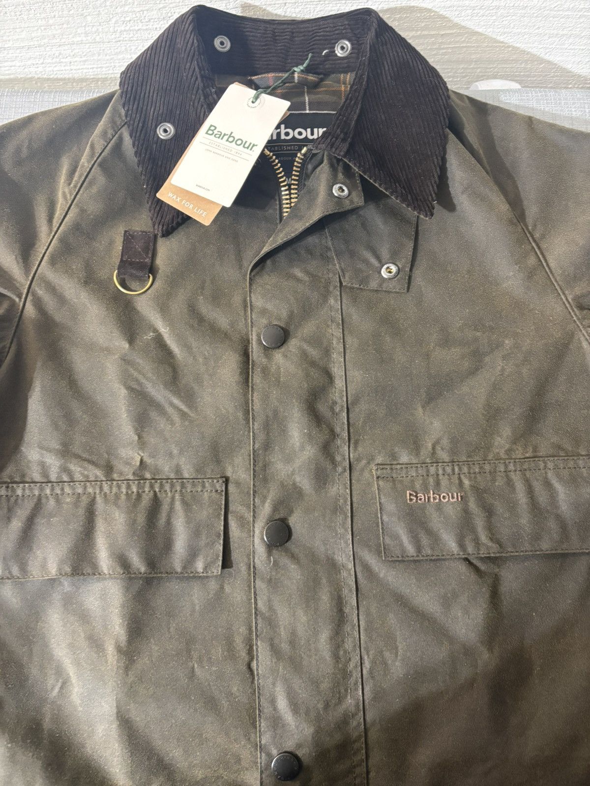 Barbour Barbour Spey Waxed Jacket MSRP$465 Size US L / EU 52-54 / 3 - 2 Thumbnail